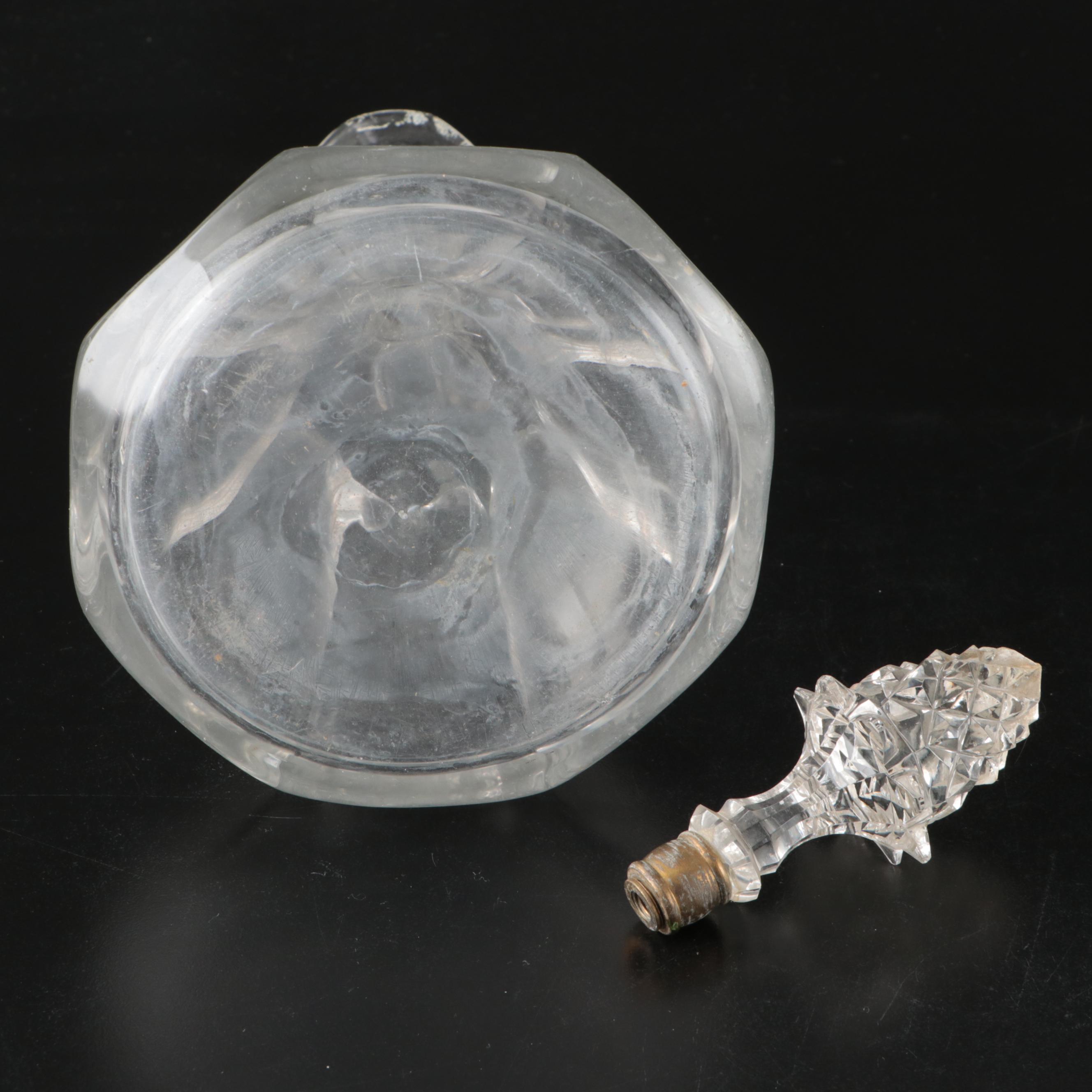 Crystal and Glass Stoppered Decanters