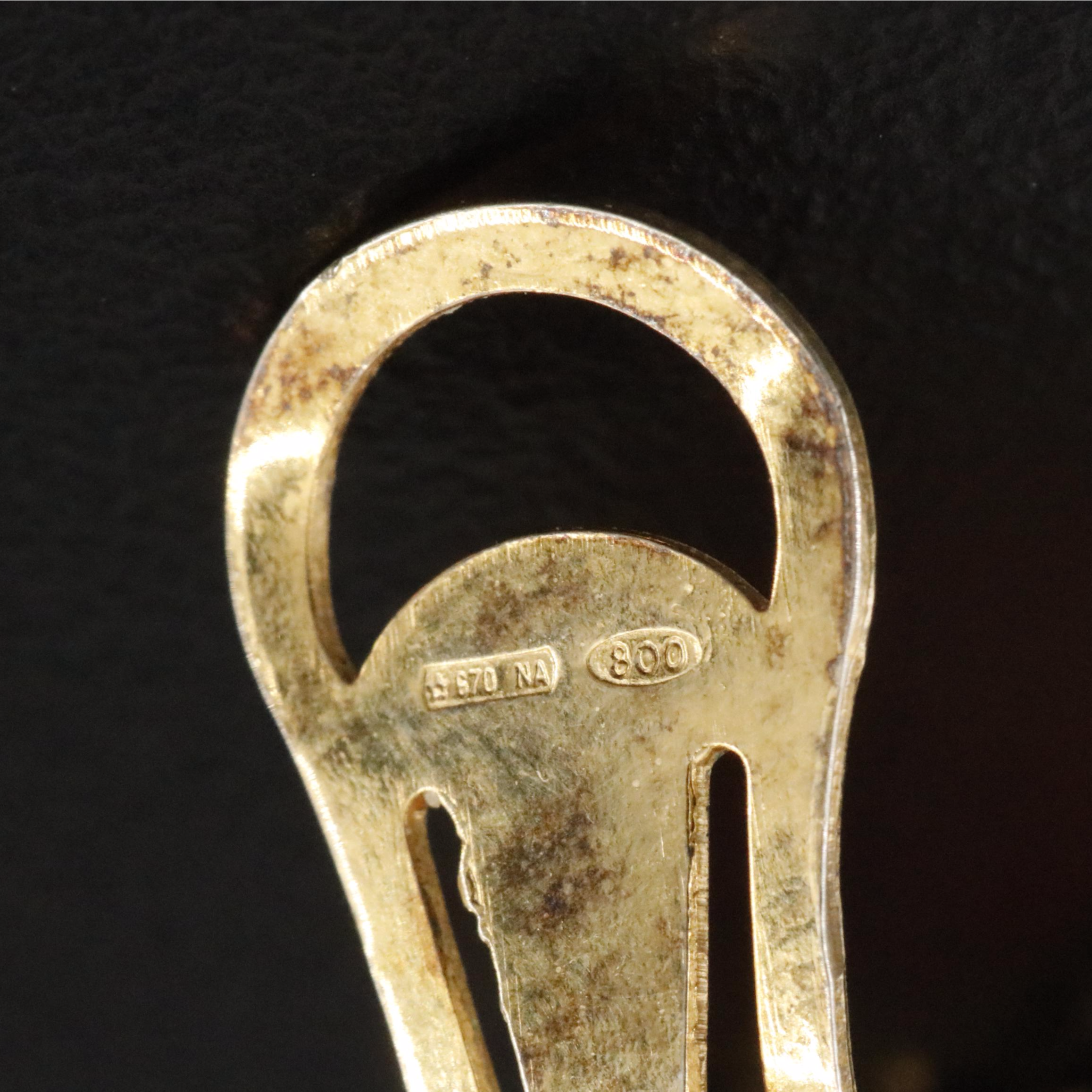 800 Silver Coral Clip Earrings