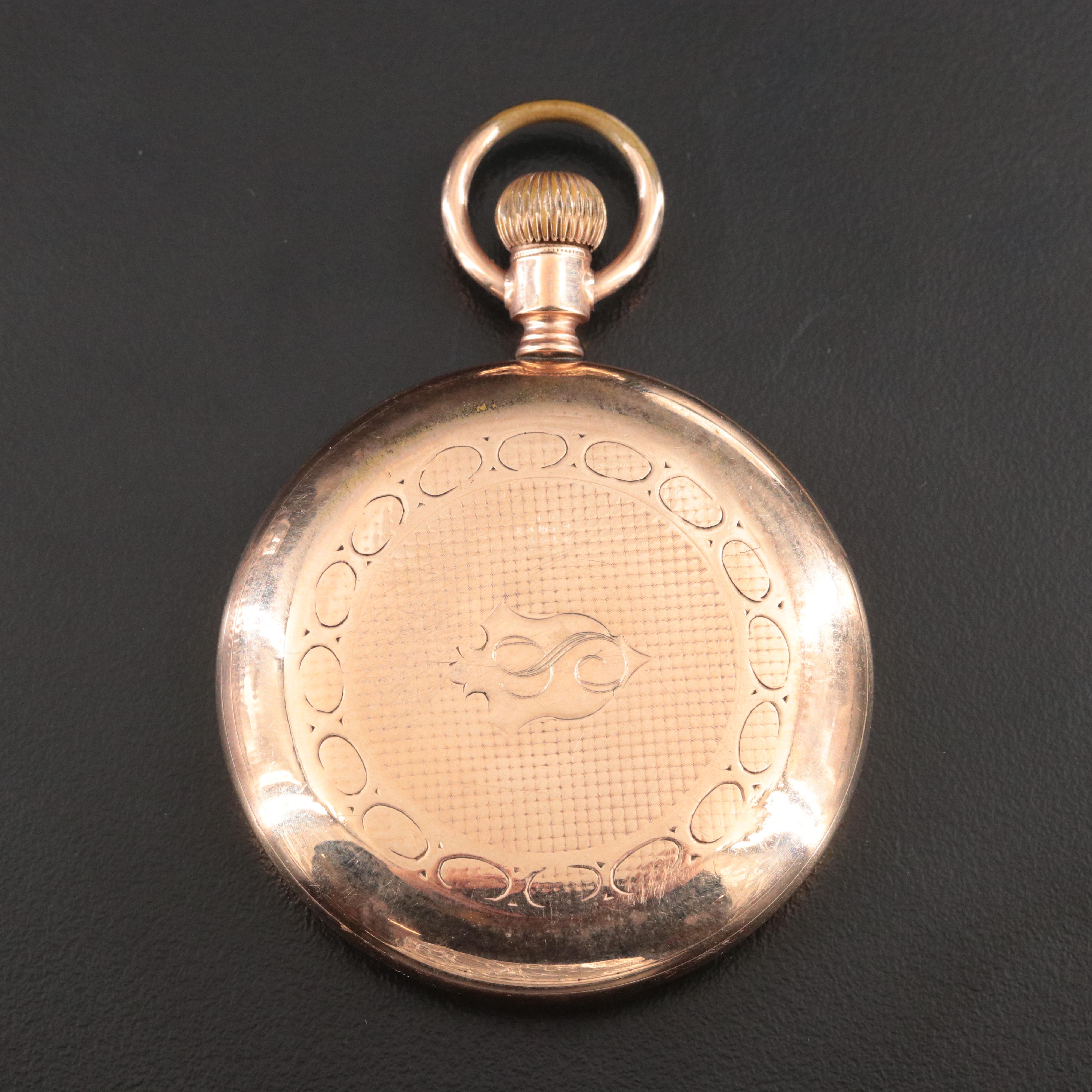 1914 Elgin Gold Filled Pocket Watch