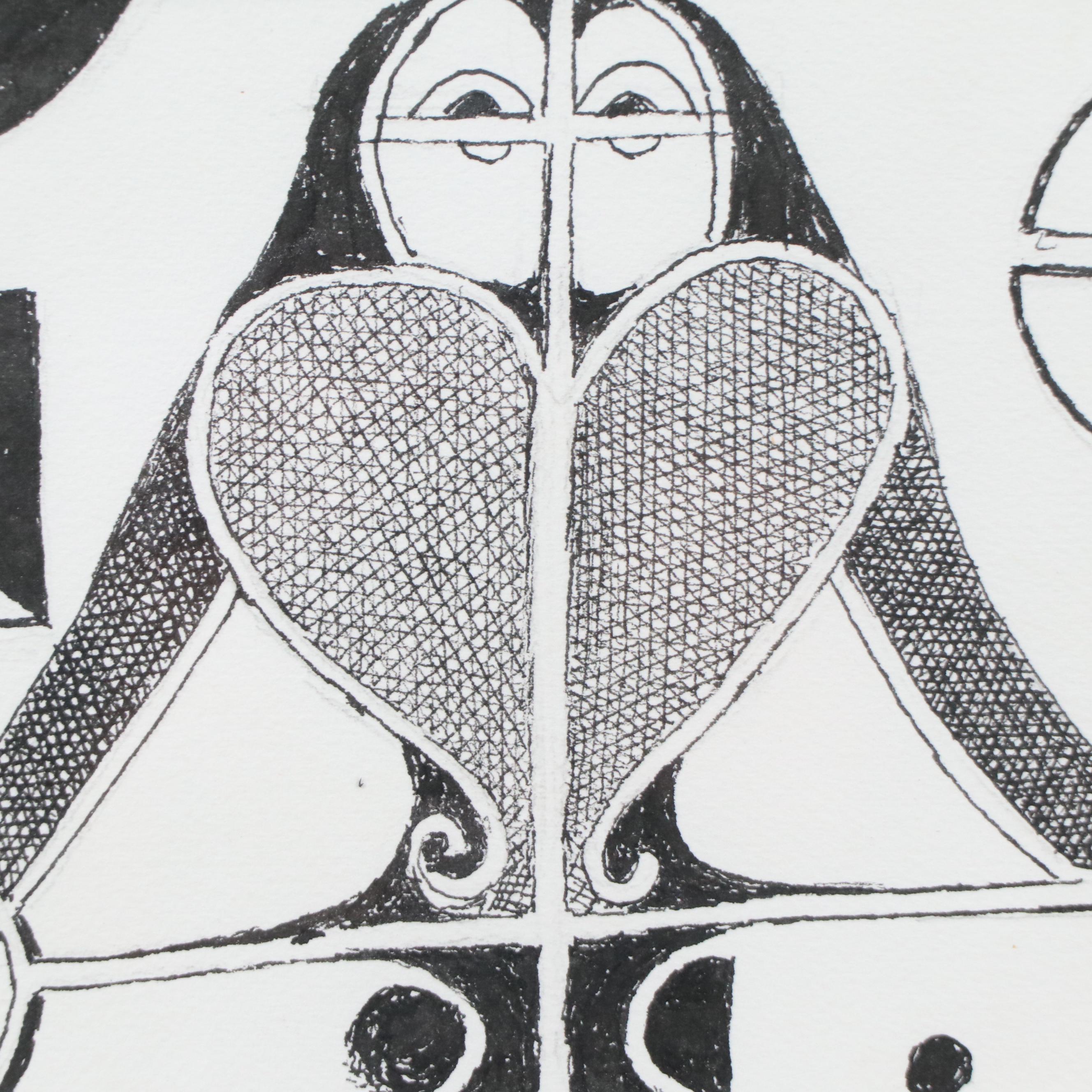 Nikolay Manuylov "Kuk" Surreal Drawing, 2016