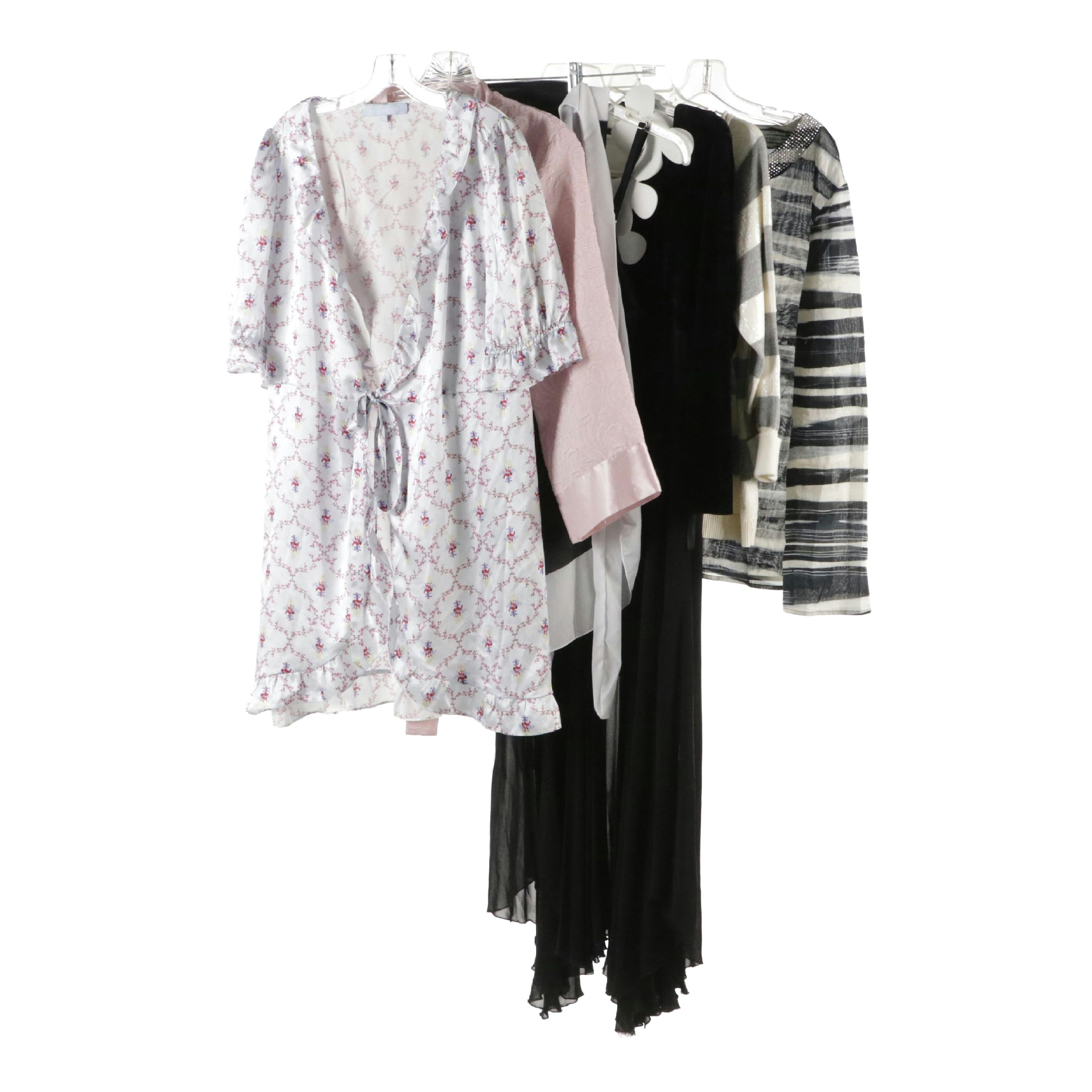 Vince Camuto Sweater, Hill House Silk Jacket, SoCa by St. John Tunic and More