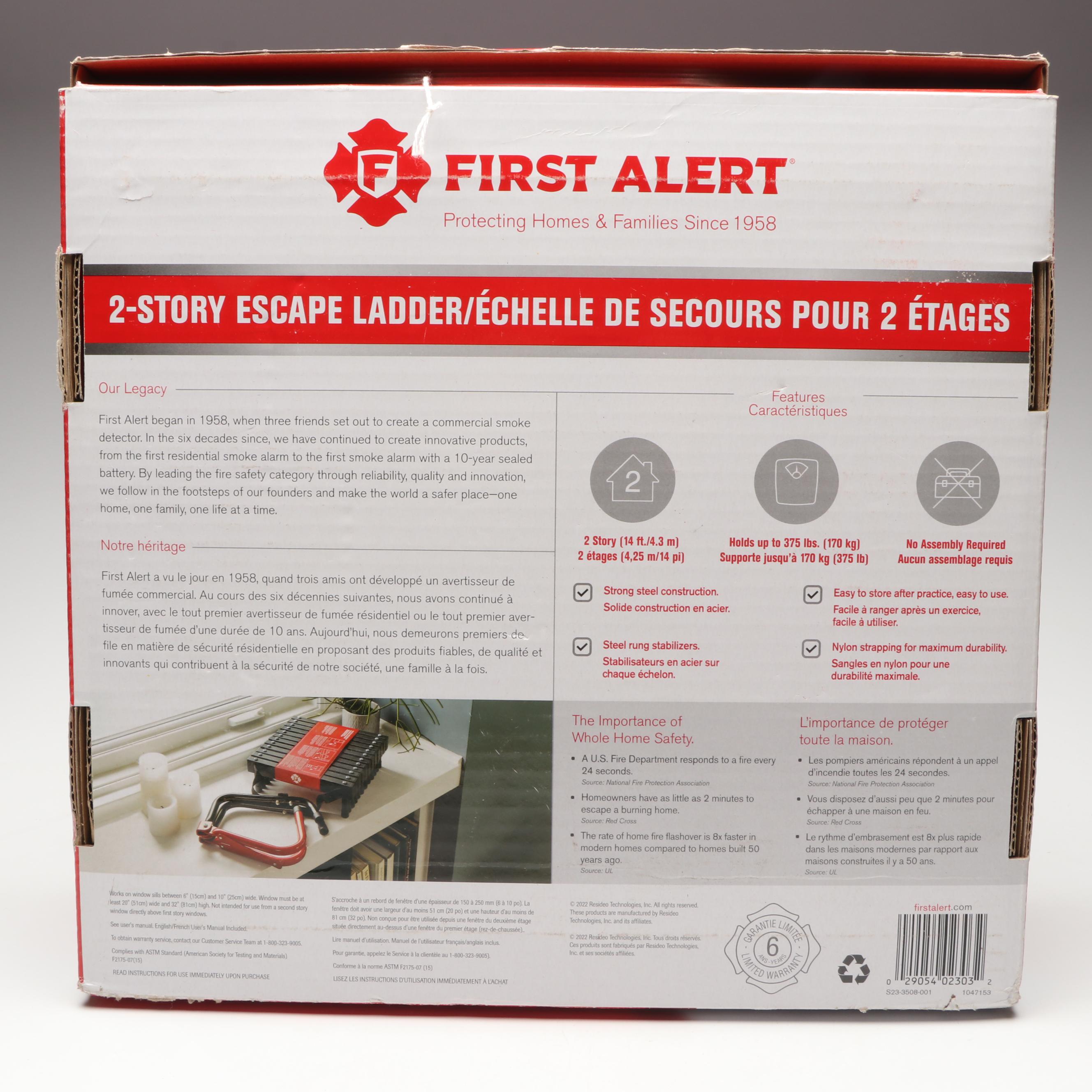 First Alert Two-Story Escape Ladder