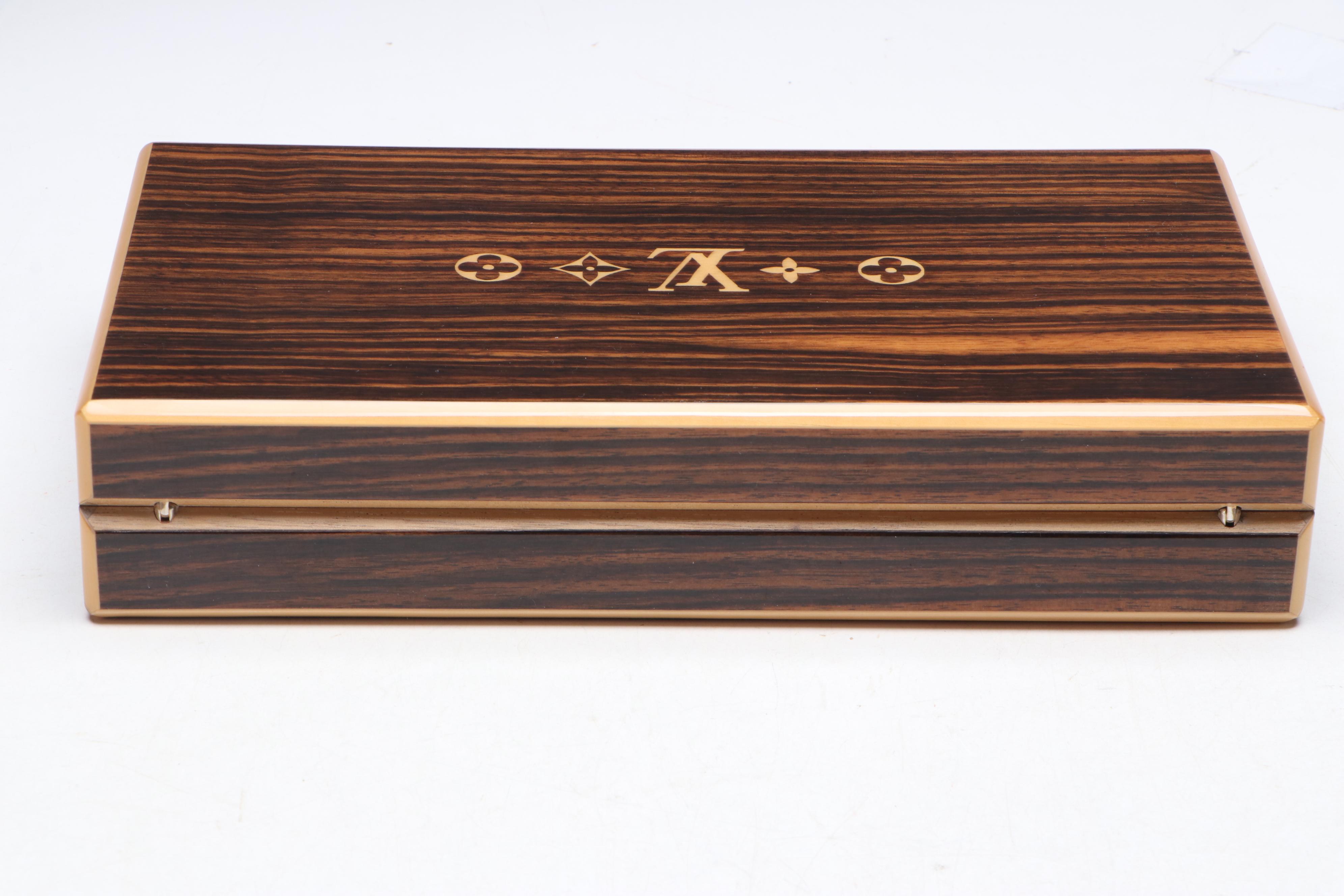 Louis Vuitton "Coffret de Voyage" Mahogany Travel Humidor