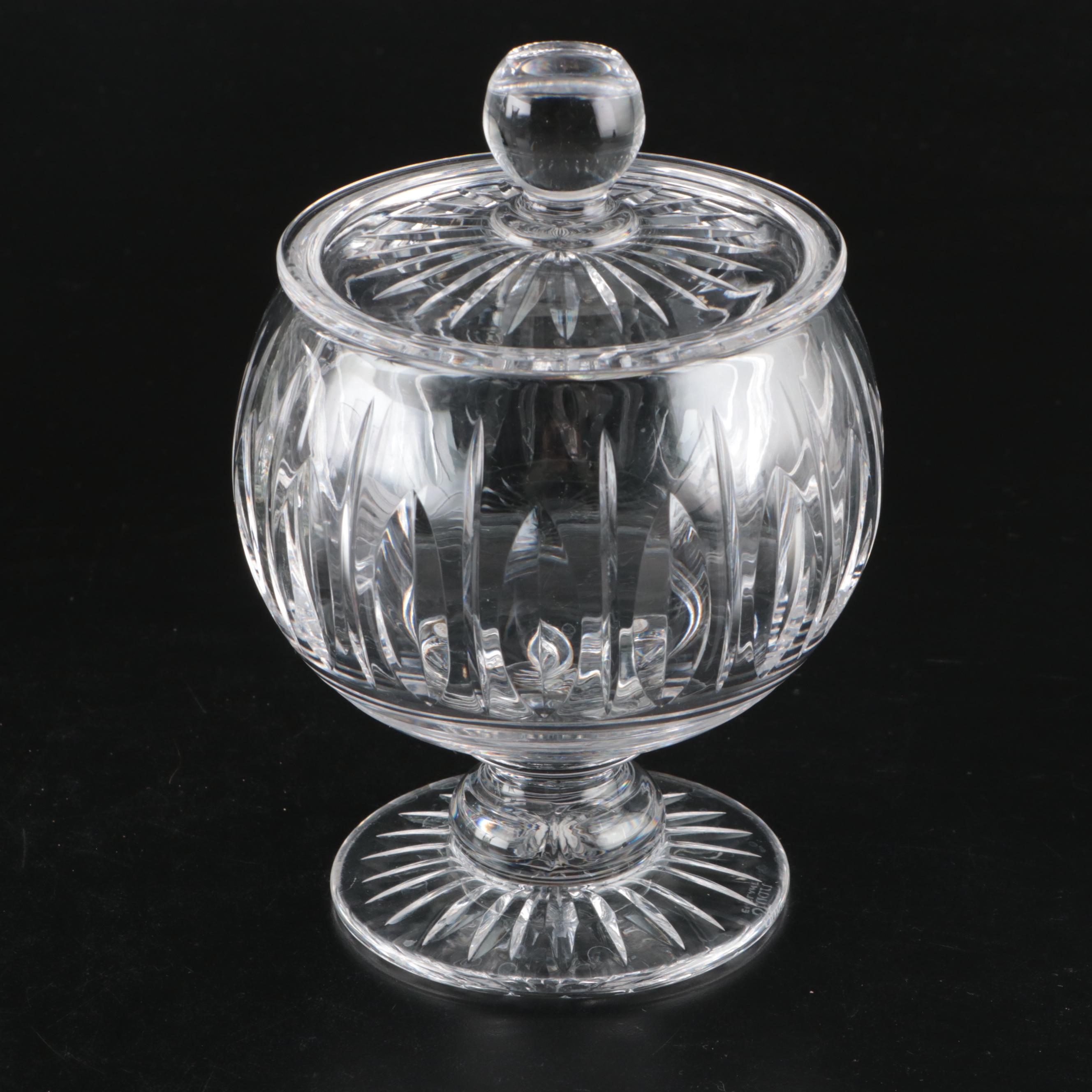 Stuart Crystal Candy Dish, E.O. Brody Co. Glass Vase, and More Table Décor