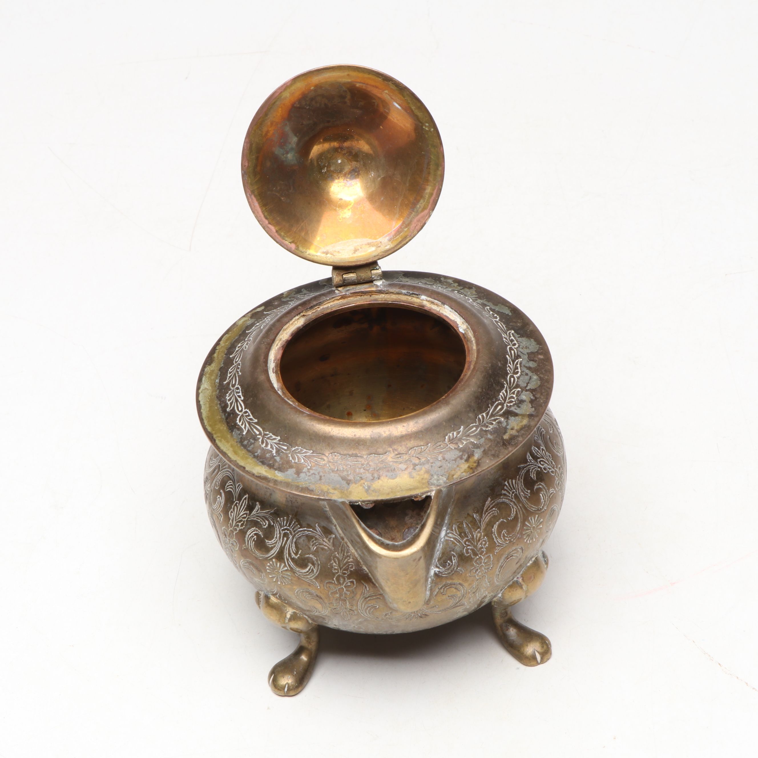 Raimond Silver Plate Sugar Scuttle, Bolesławiec Pitcher and Other Table Décor