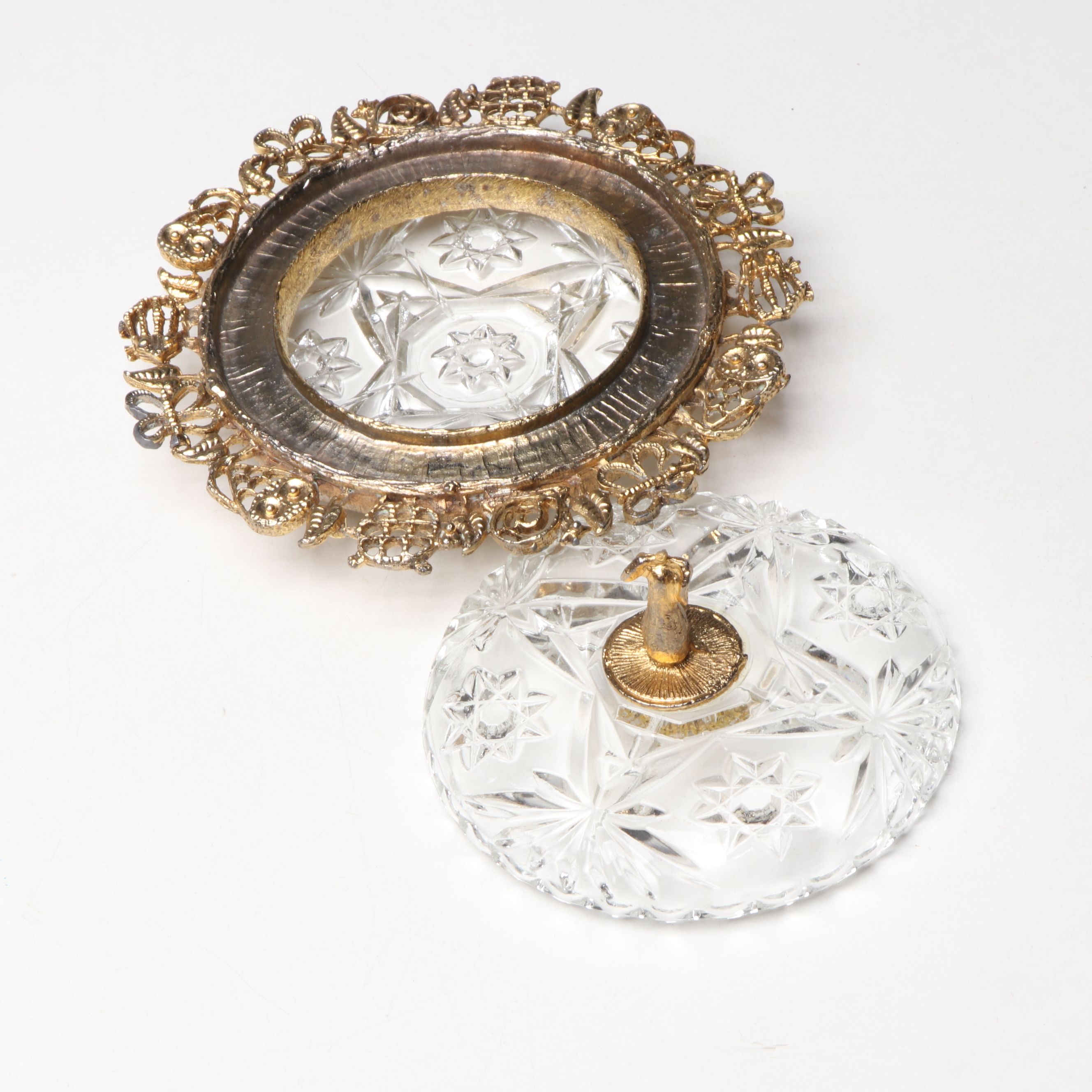 Hollywood Regency Gilt Perfume Bottles, Spanish Cocktail Swords and Other Décor