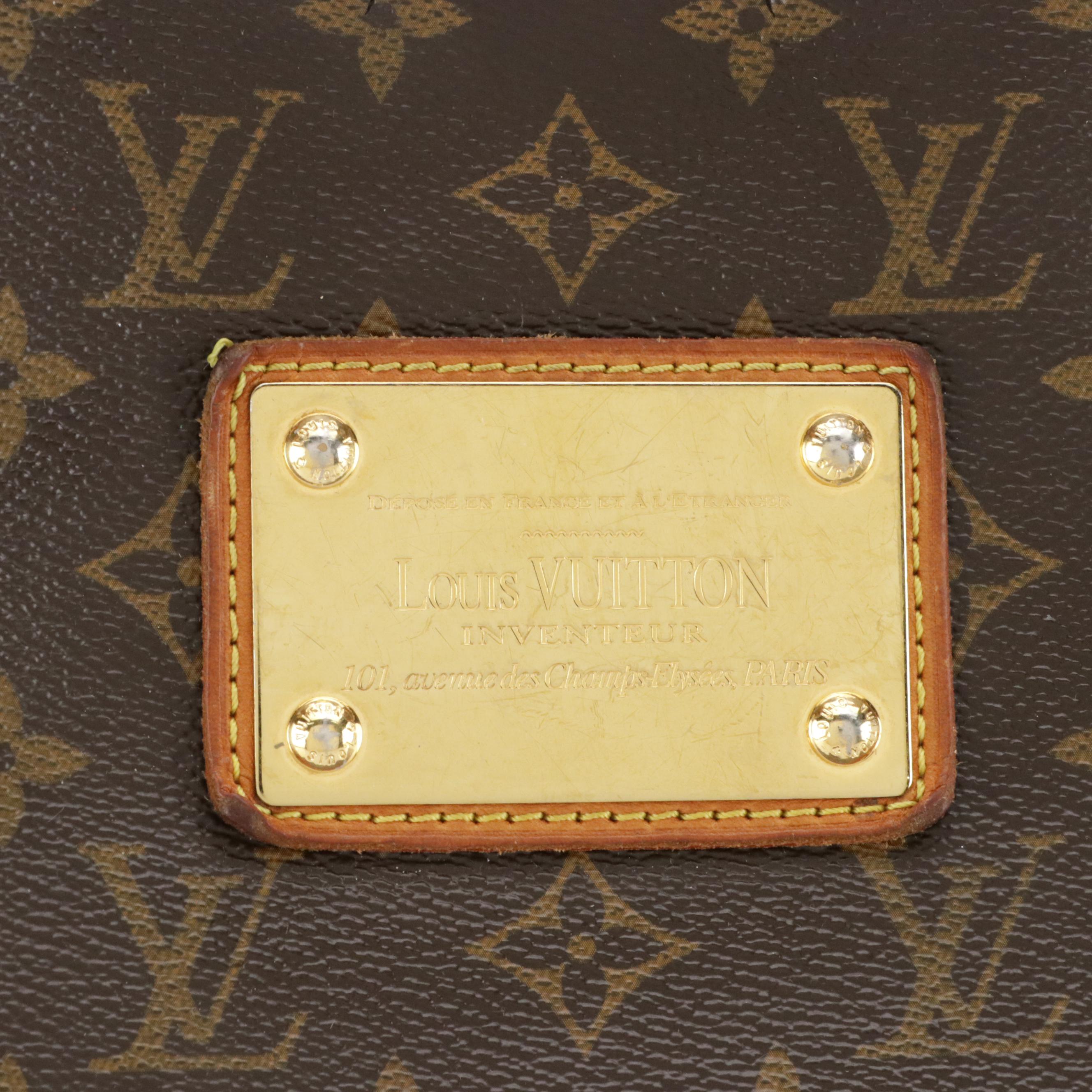 Louis Vuitton Galleria Hobo Shoulder Bag in Monogram Canvas