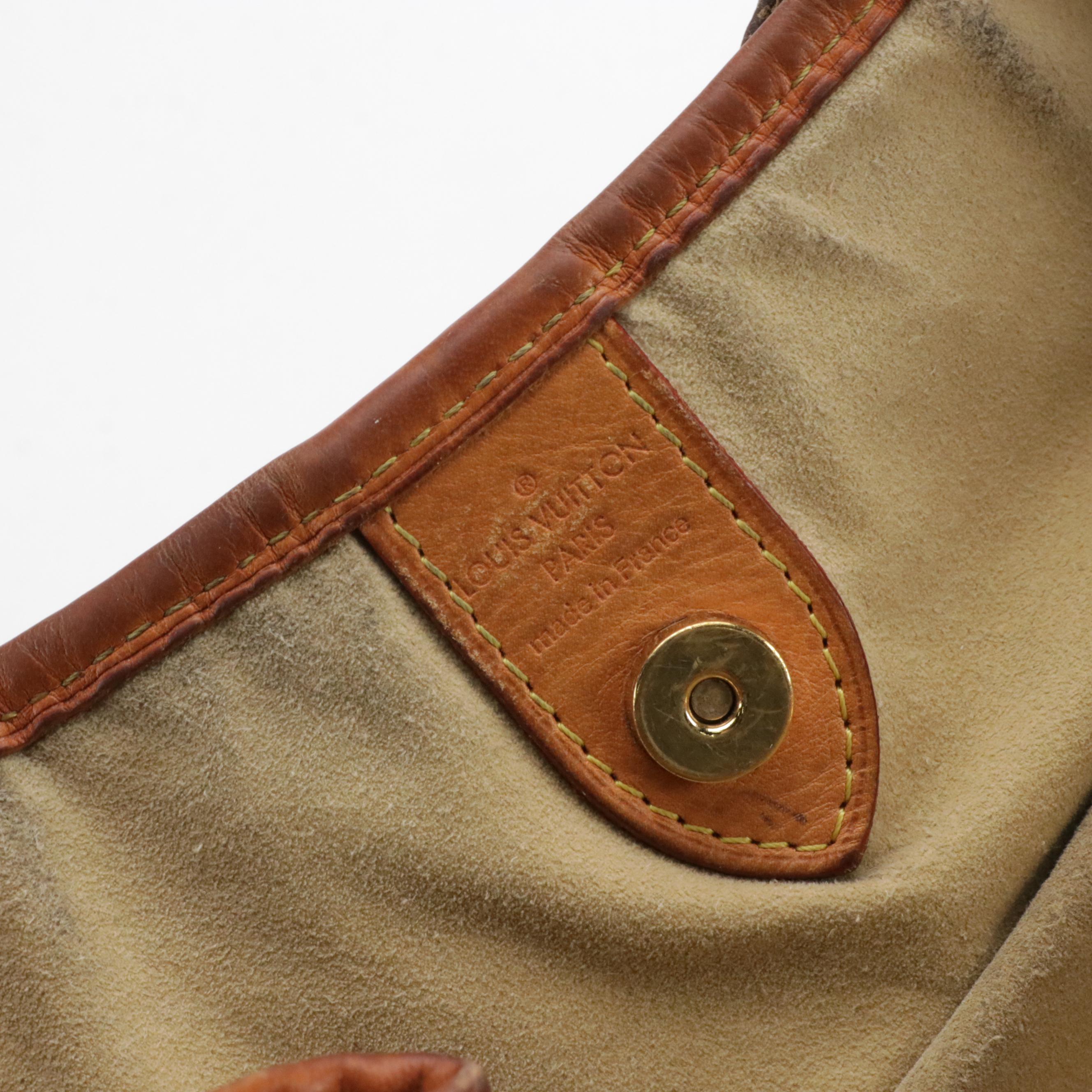 Louis Vuitton Galleria Hobo Shoulder Bag in Monogram Canvas