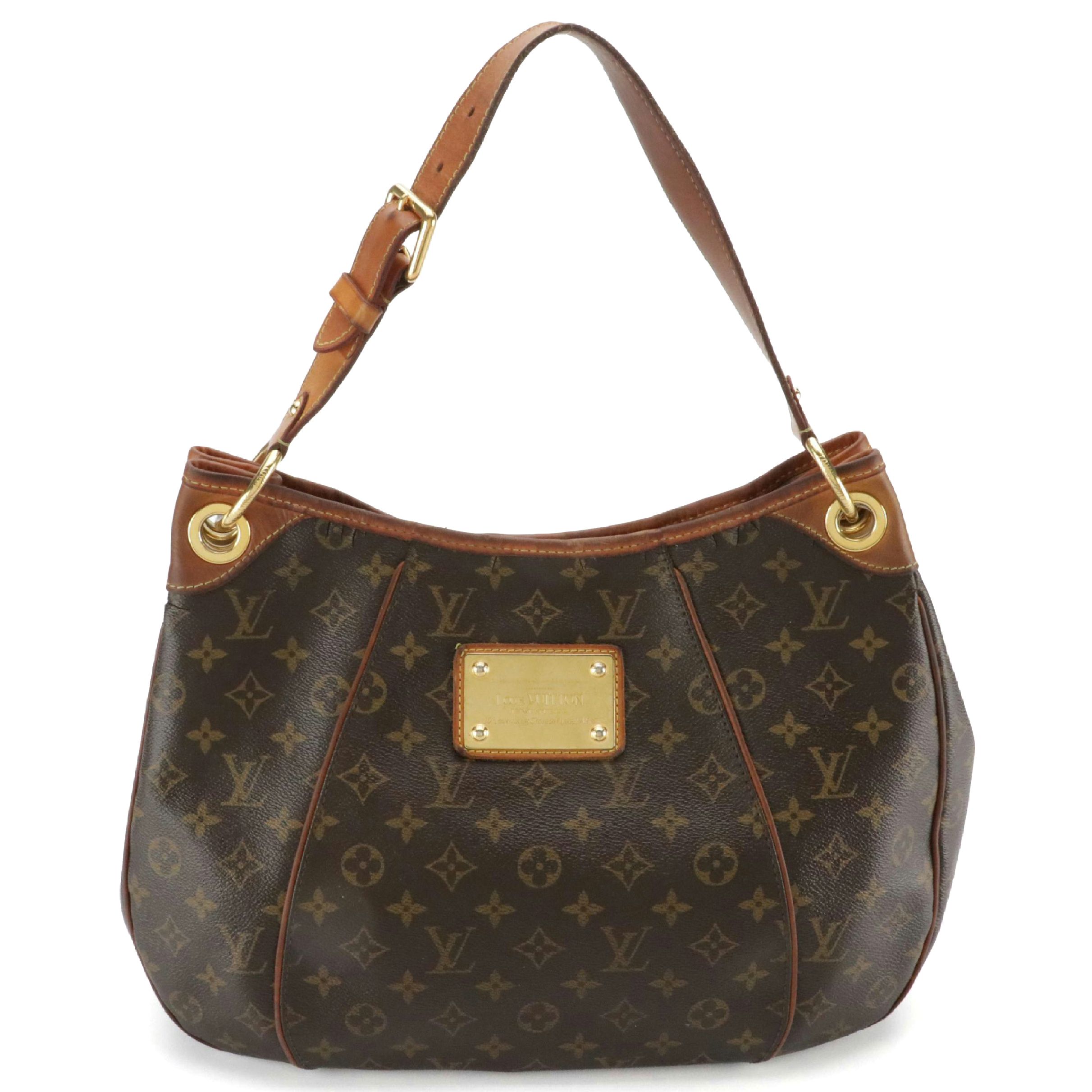 Louis Vuitton Galleria Hobo Shoulder Bag in Monogram Canvas