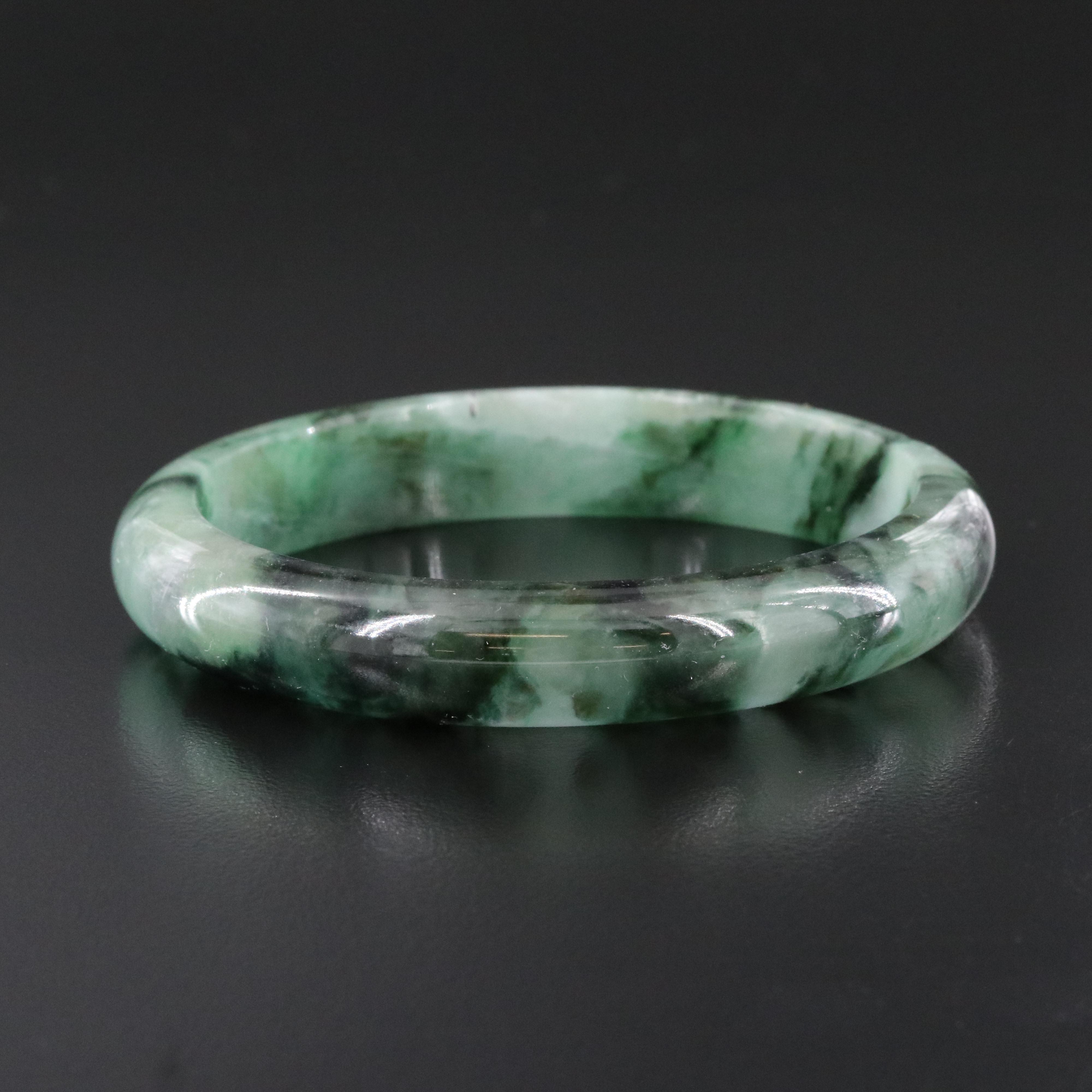 Jadeite Hololith Bangle