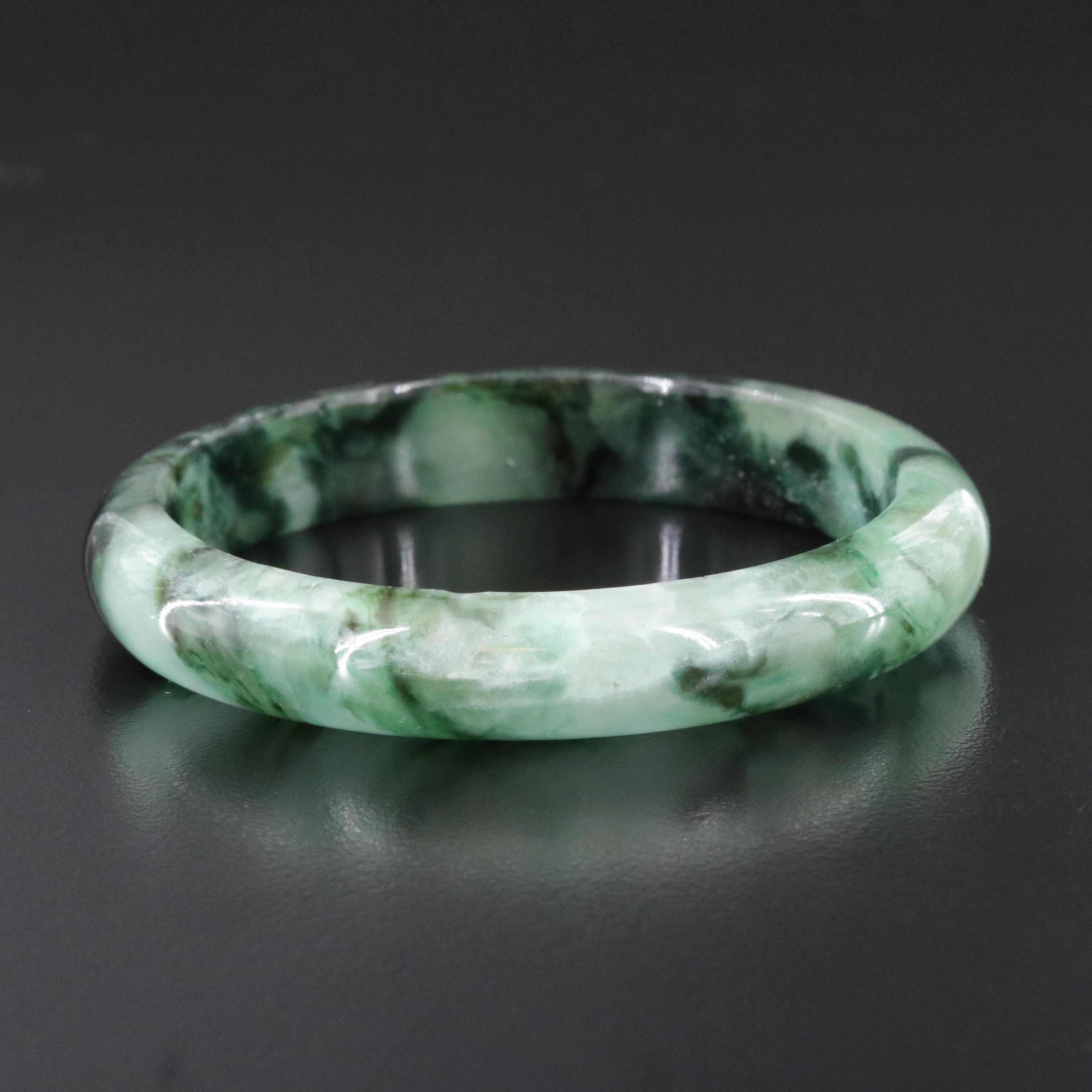 Jadeite Hololith Bangle