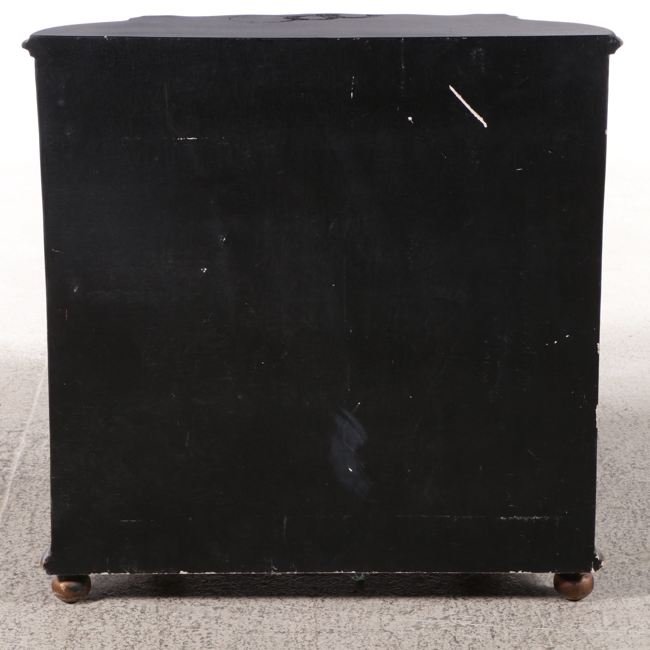 Baroque Style Painted Console Cabinet