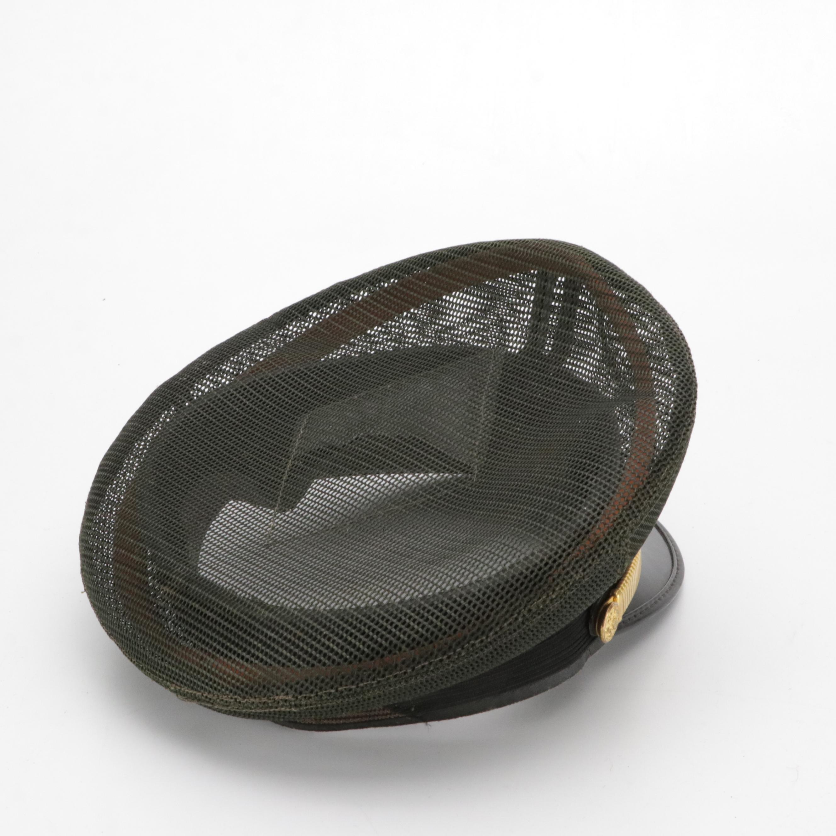 Kant Krack Police/Military Uniform Hat with WWII German Canteen Covers