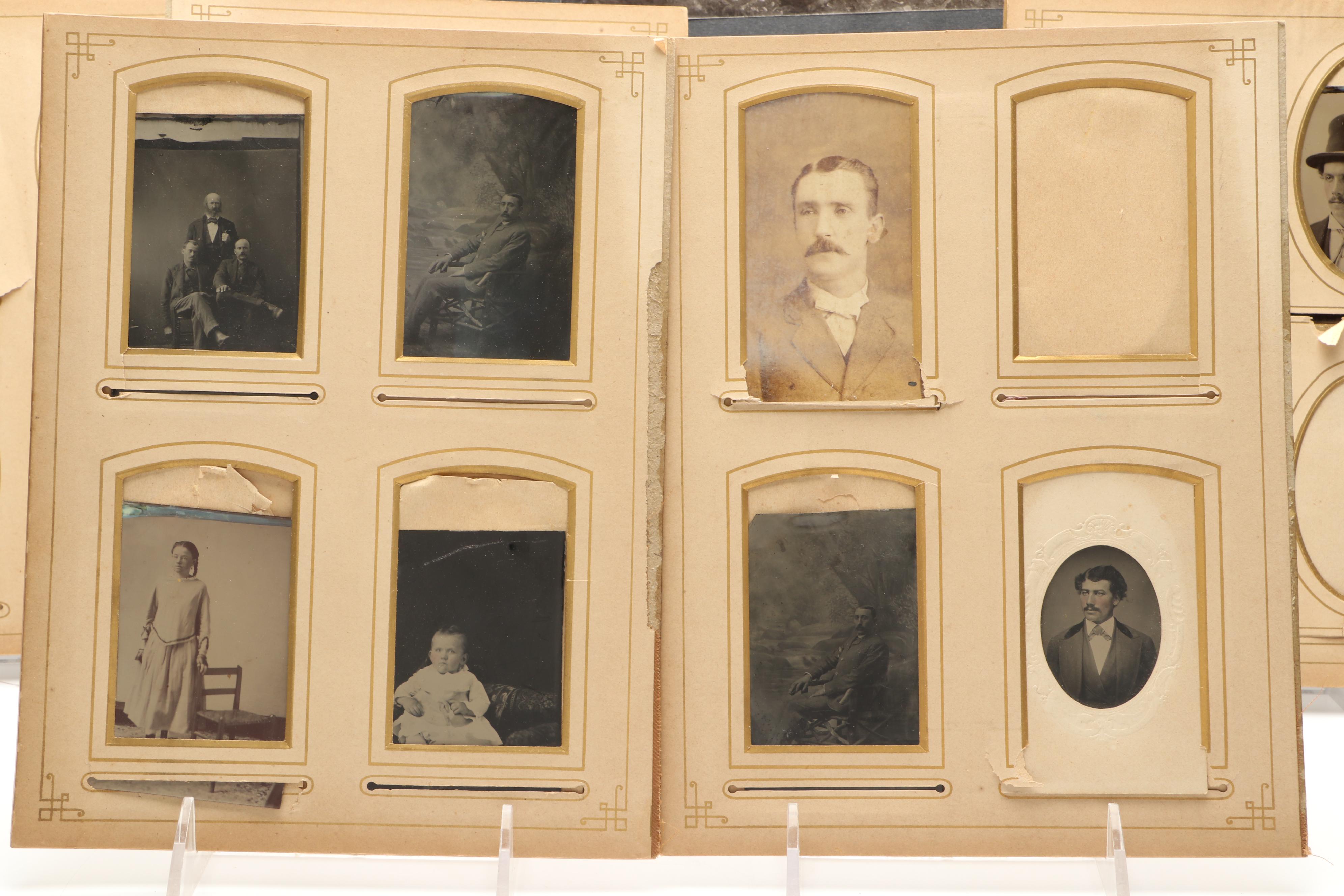 Tintypes with Other Photographs of Men, Women, Scenes and More, 19th Century