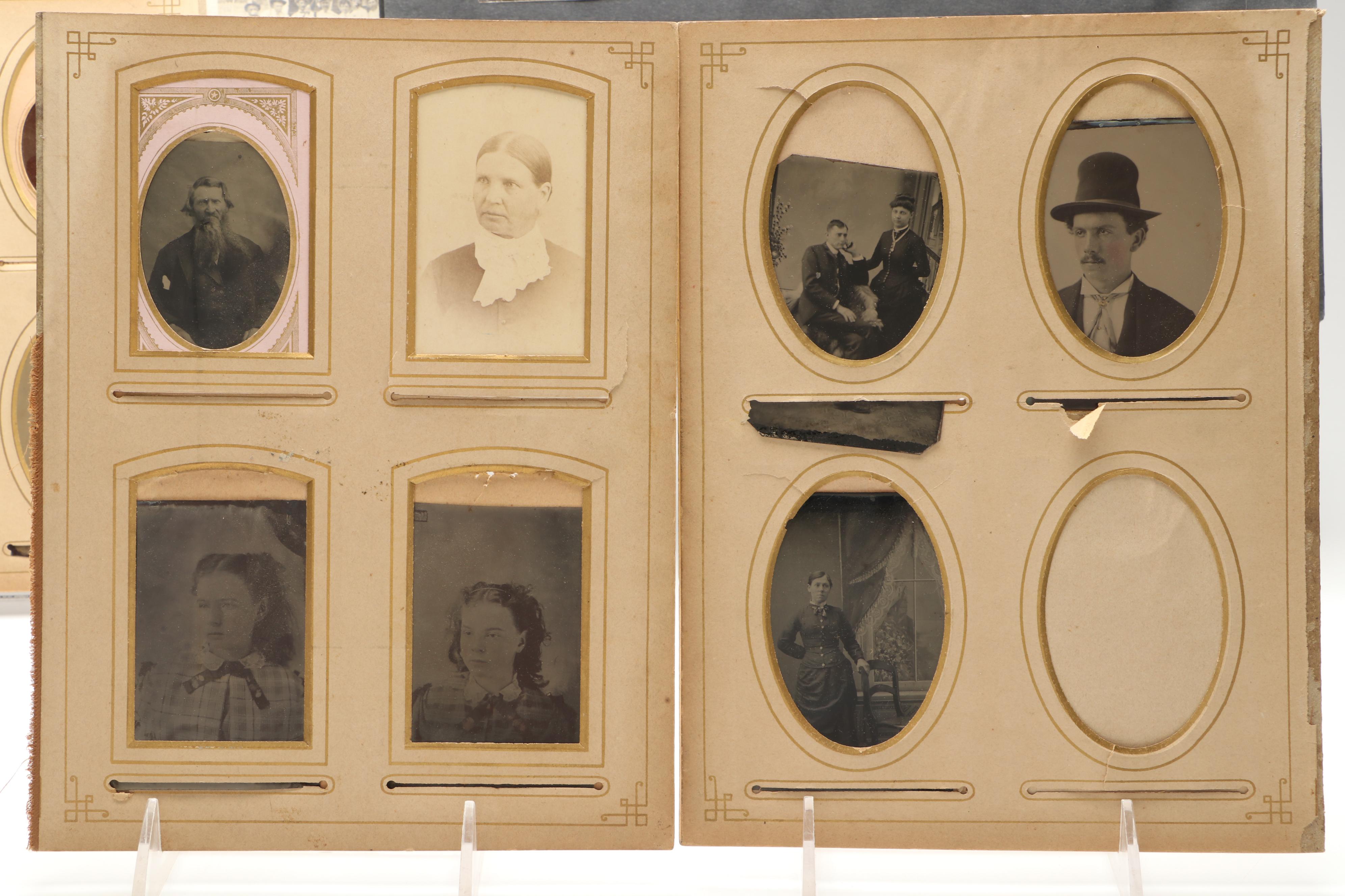 Tintypes with Other Photographs of Men, Women, Scenes and More, 19th Century