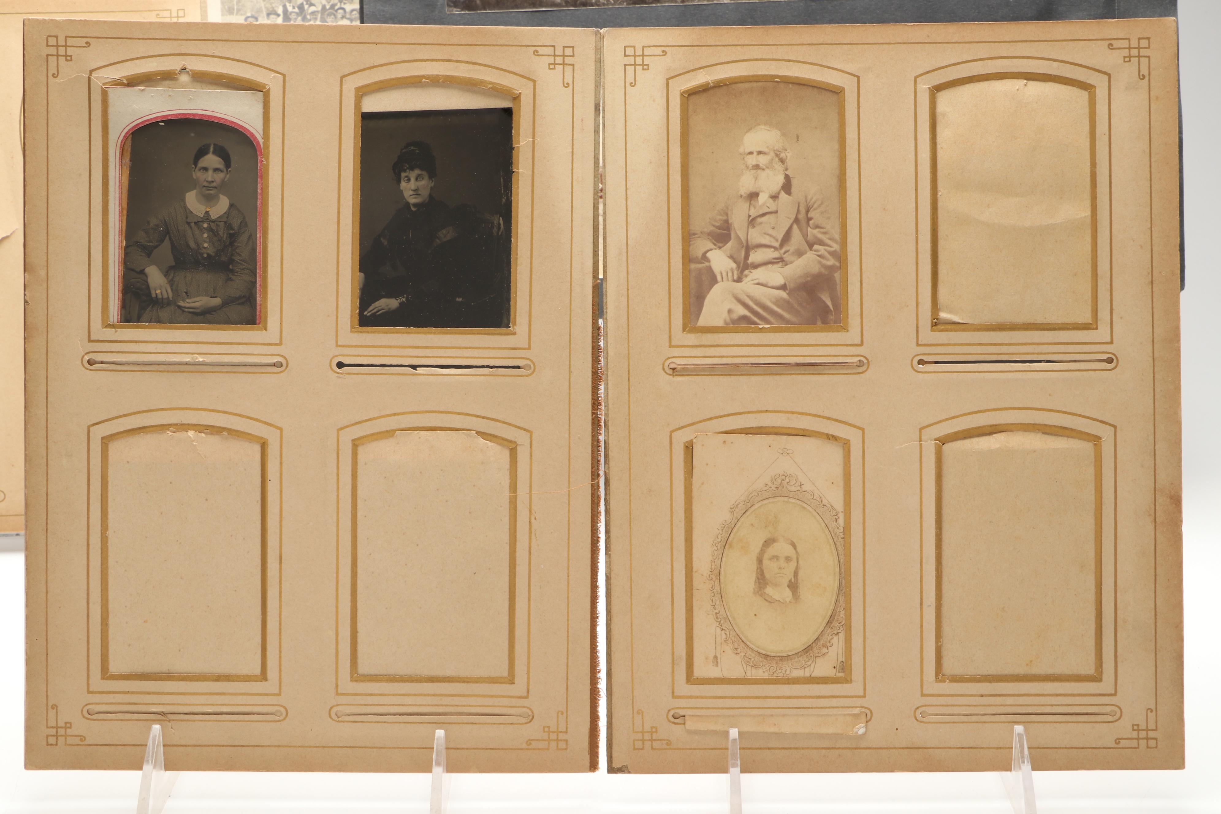 Tintypes with Other Photographs of Men, Women, Scenes and More, 19th Century