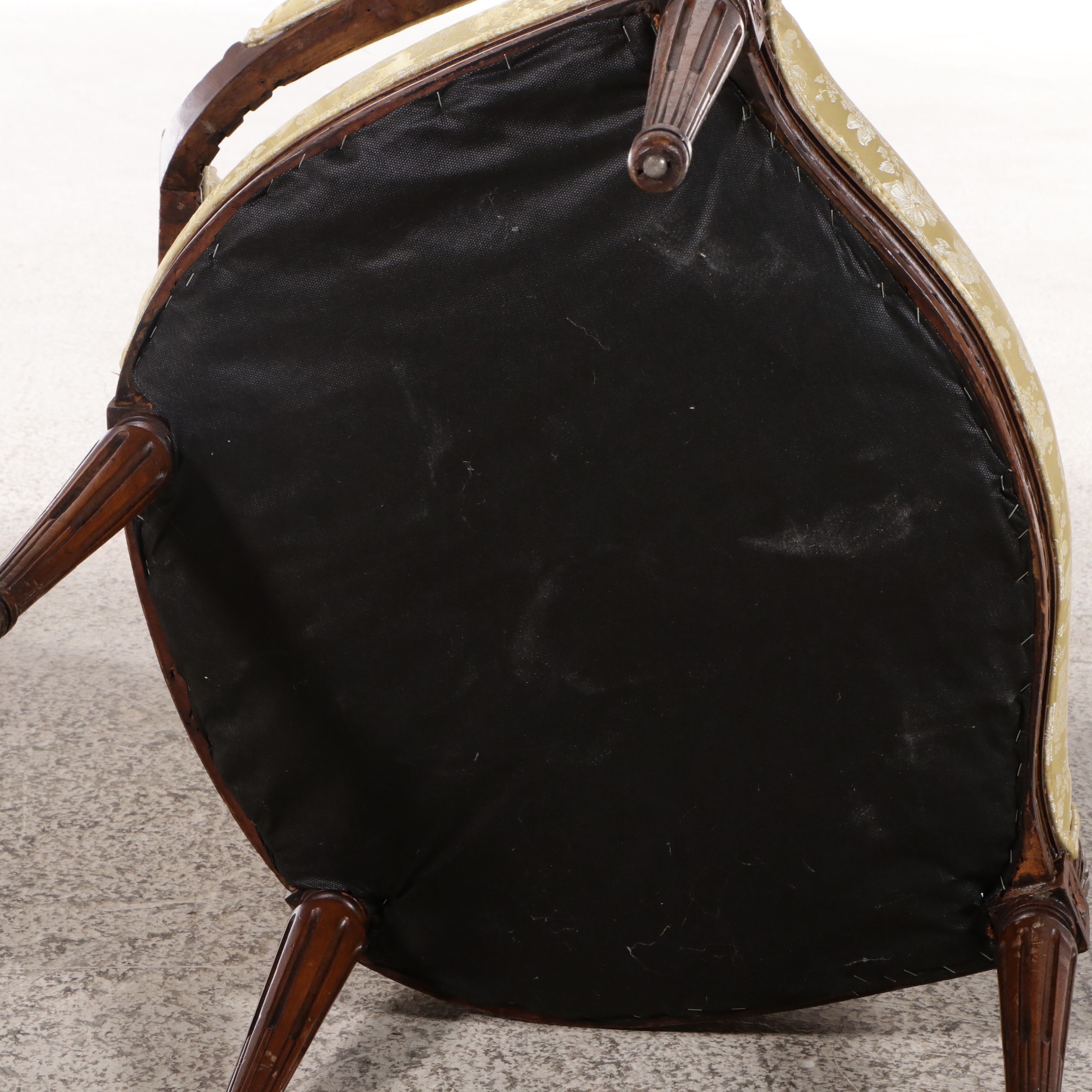 Louis XVI Style Carved Beech Fauteuil