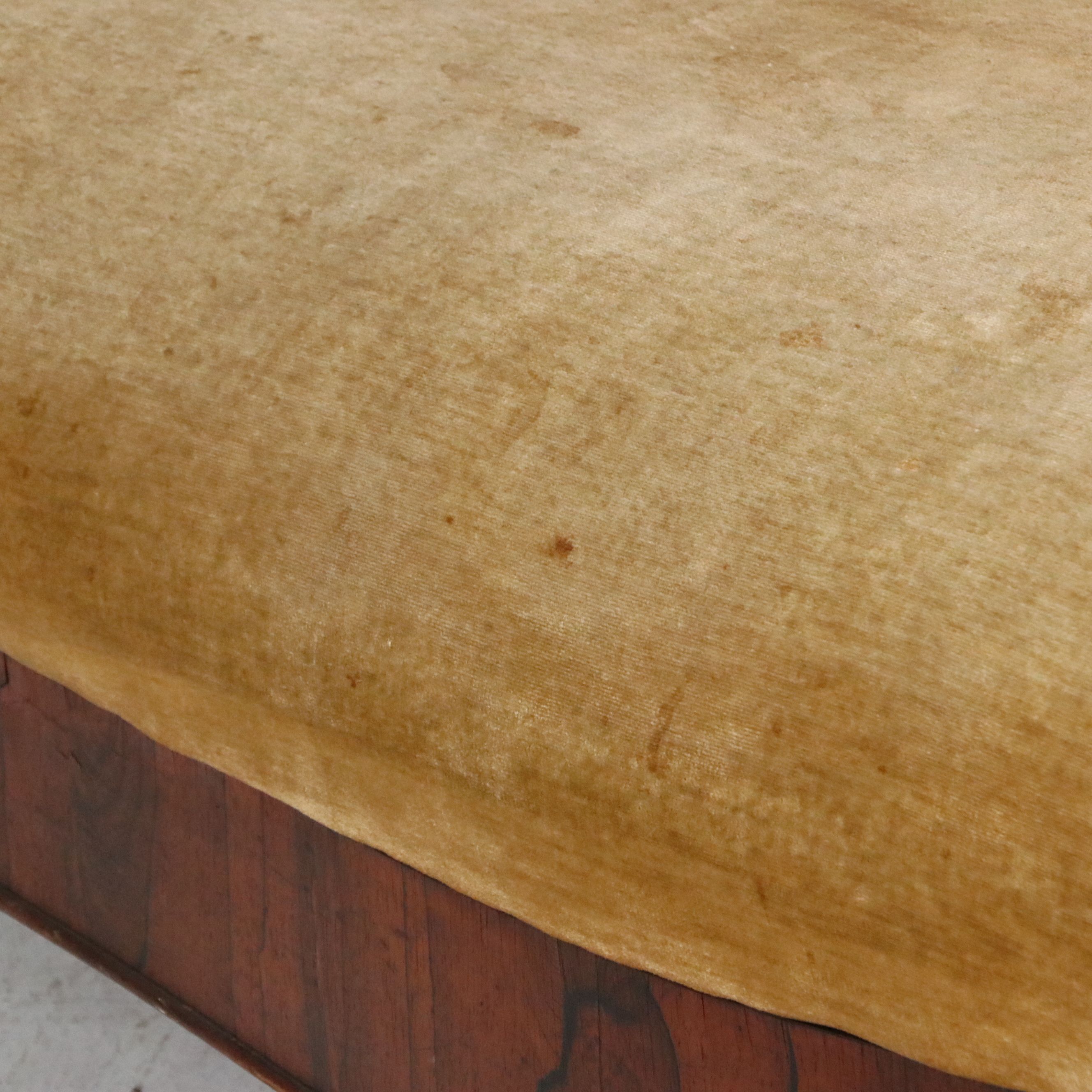 Empire Revival Upholstered Mahogany Sofa, Late 19th Century