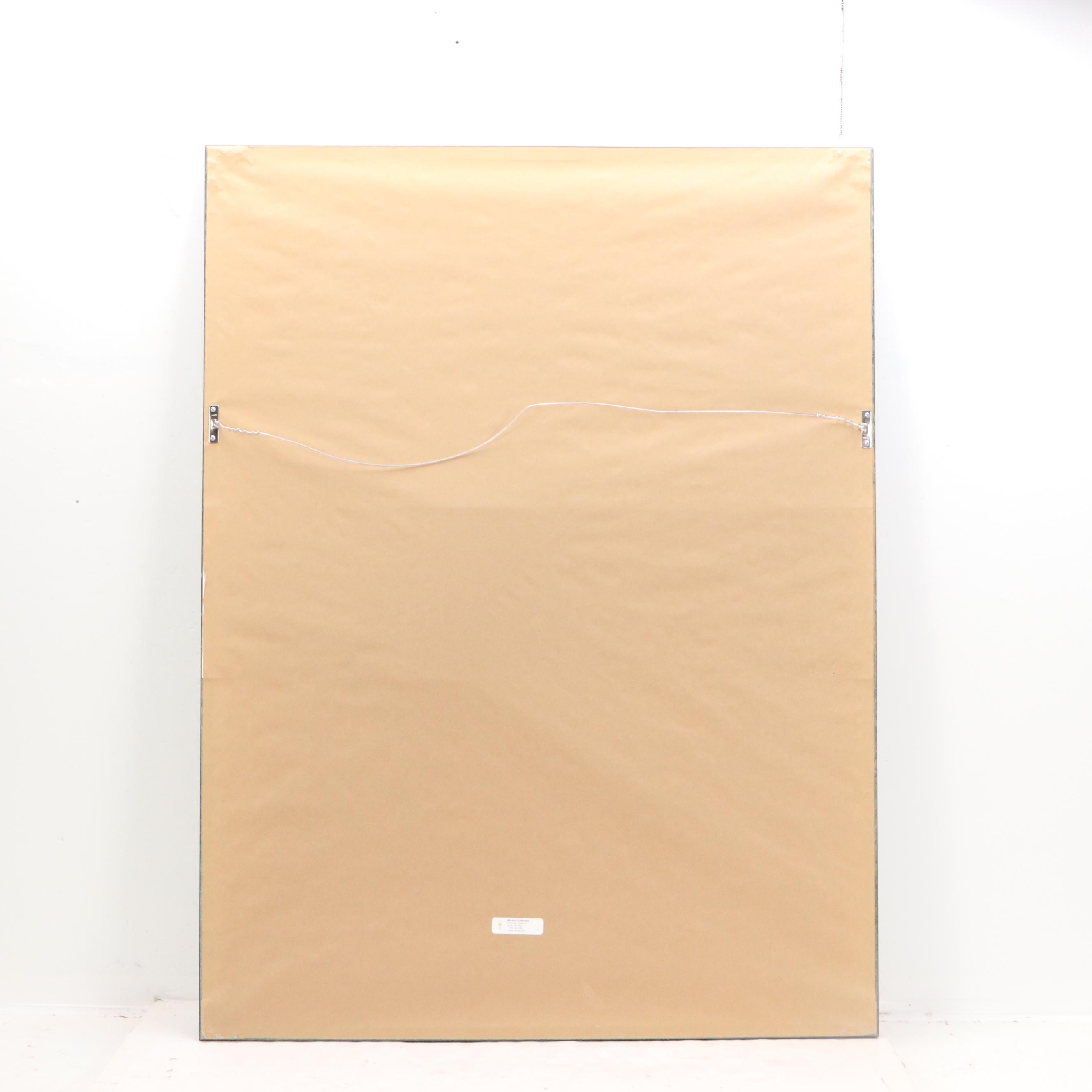 Color Lithograph Poster "Cannes" After Georges Goursat, Early 20th Century