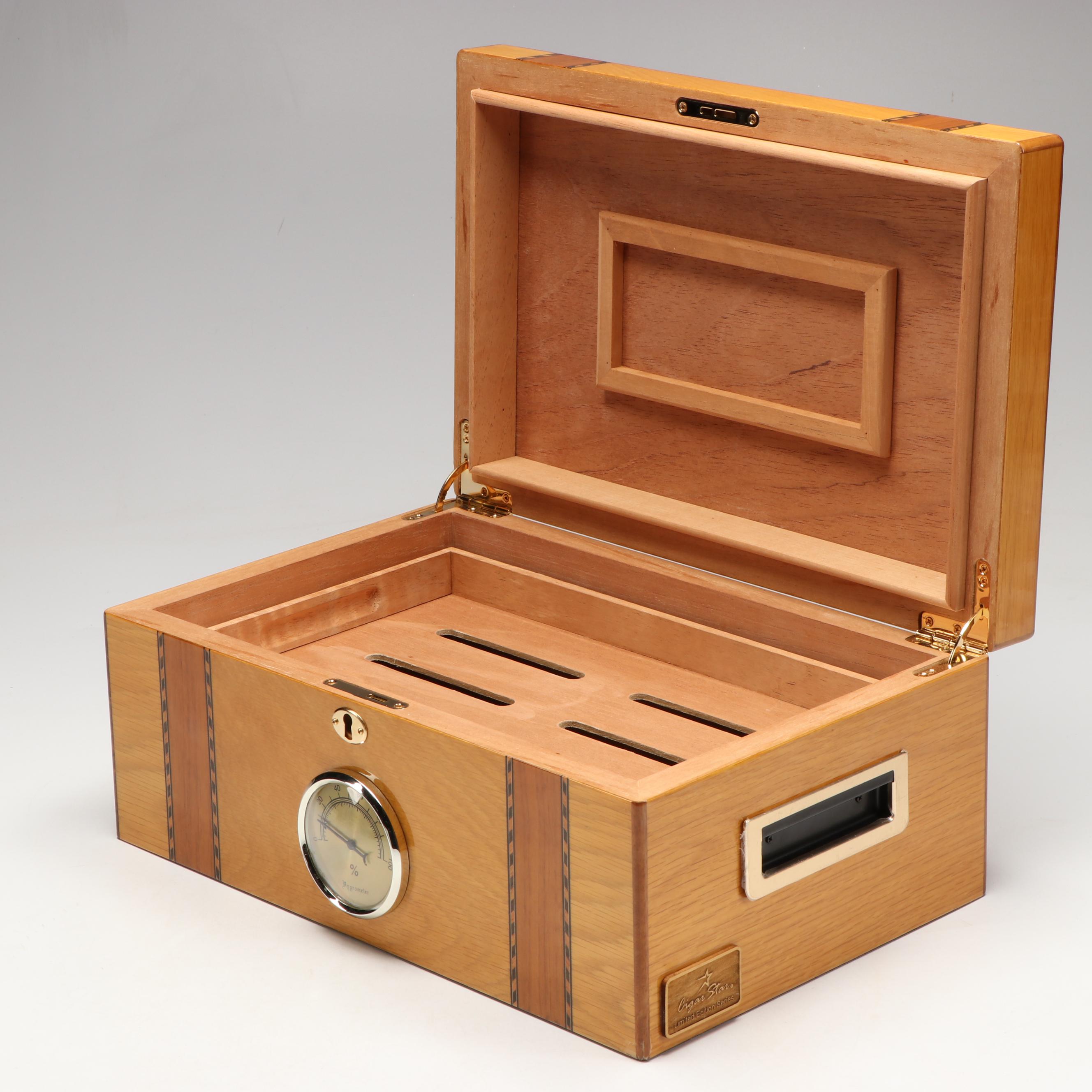 Cigar Star Limited Edition Wood Humidor