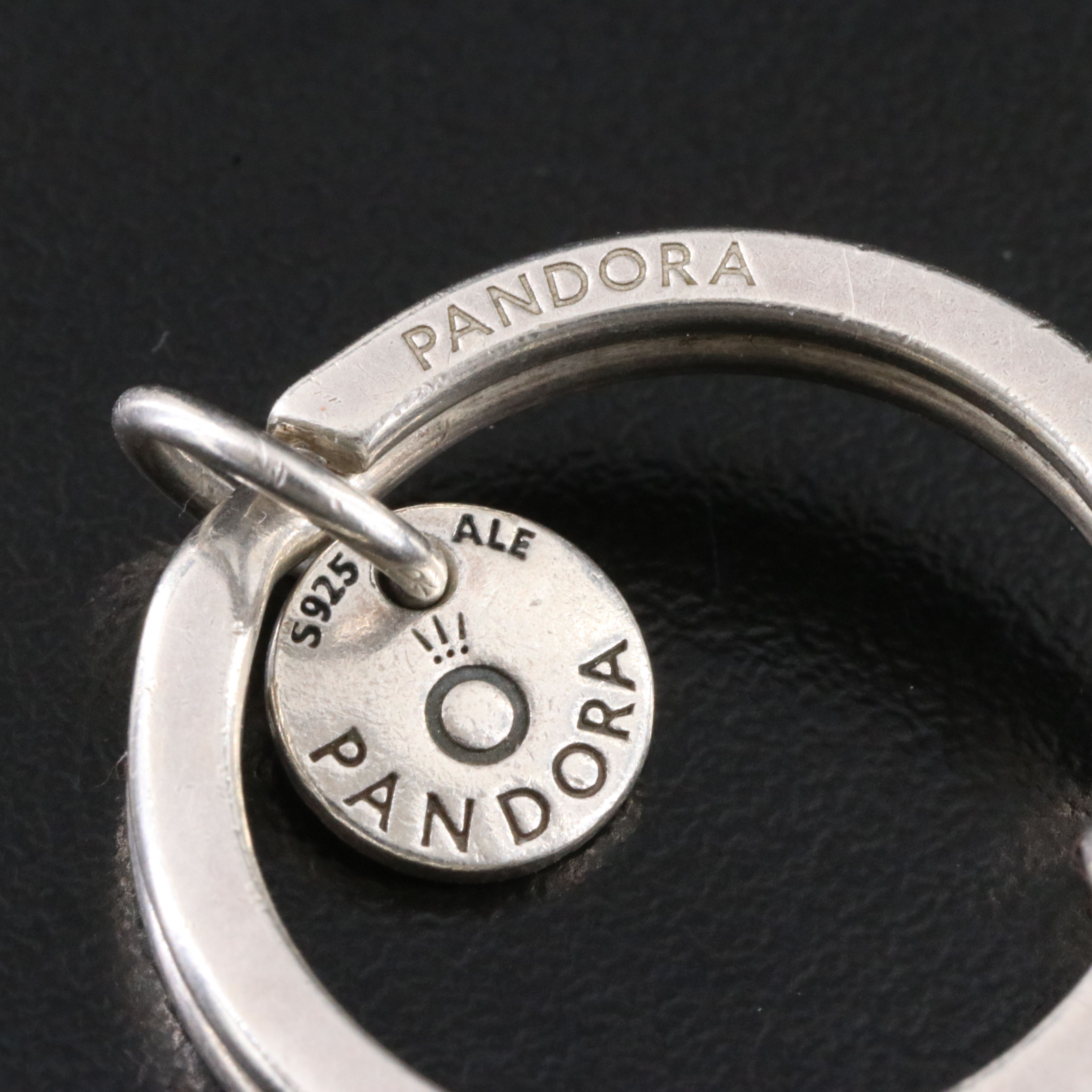 Pandora and Disney Sterling Micky Mouse Themed Key Chain and Charms