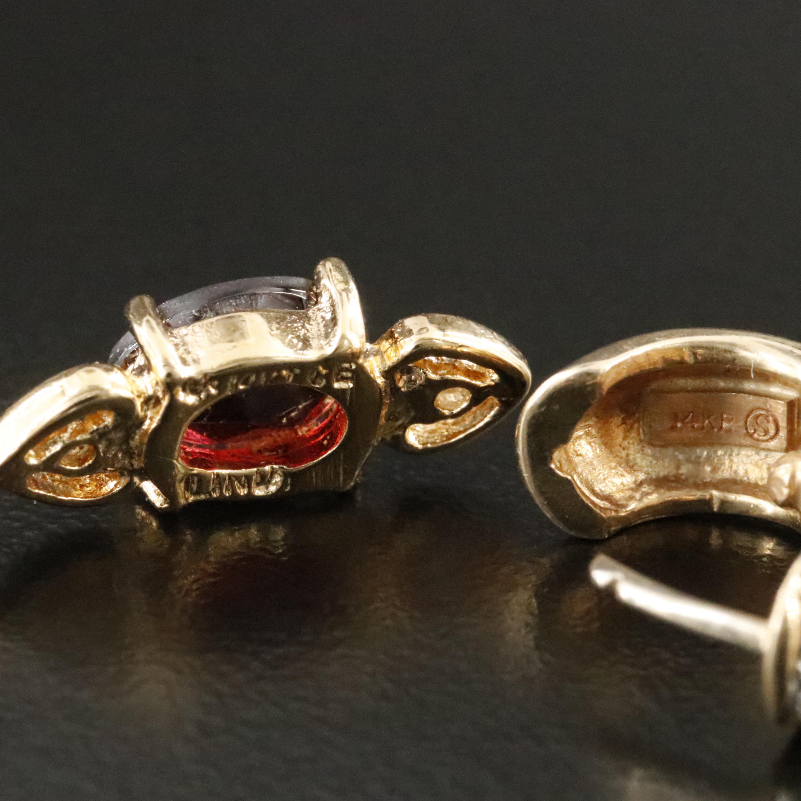 14K, Garnet and Diamond Featured in Jewelry Collection