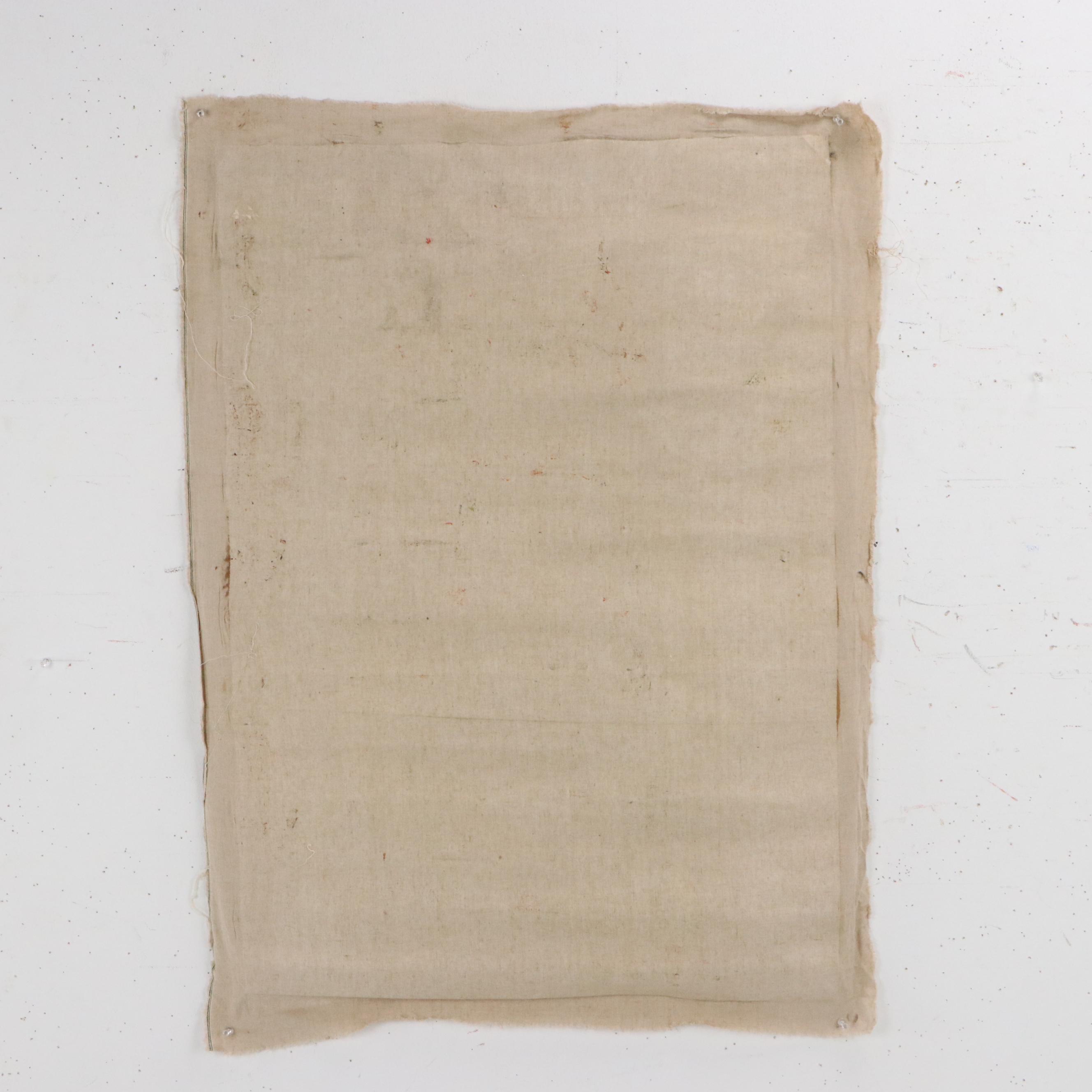 Portrait Oil Painting of Native American Man, 21st Century