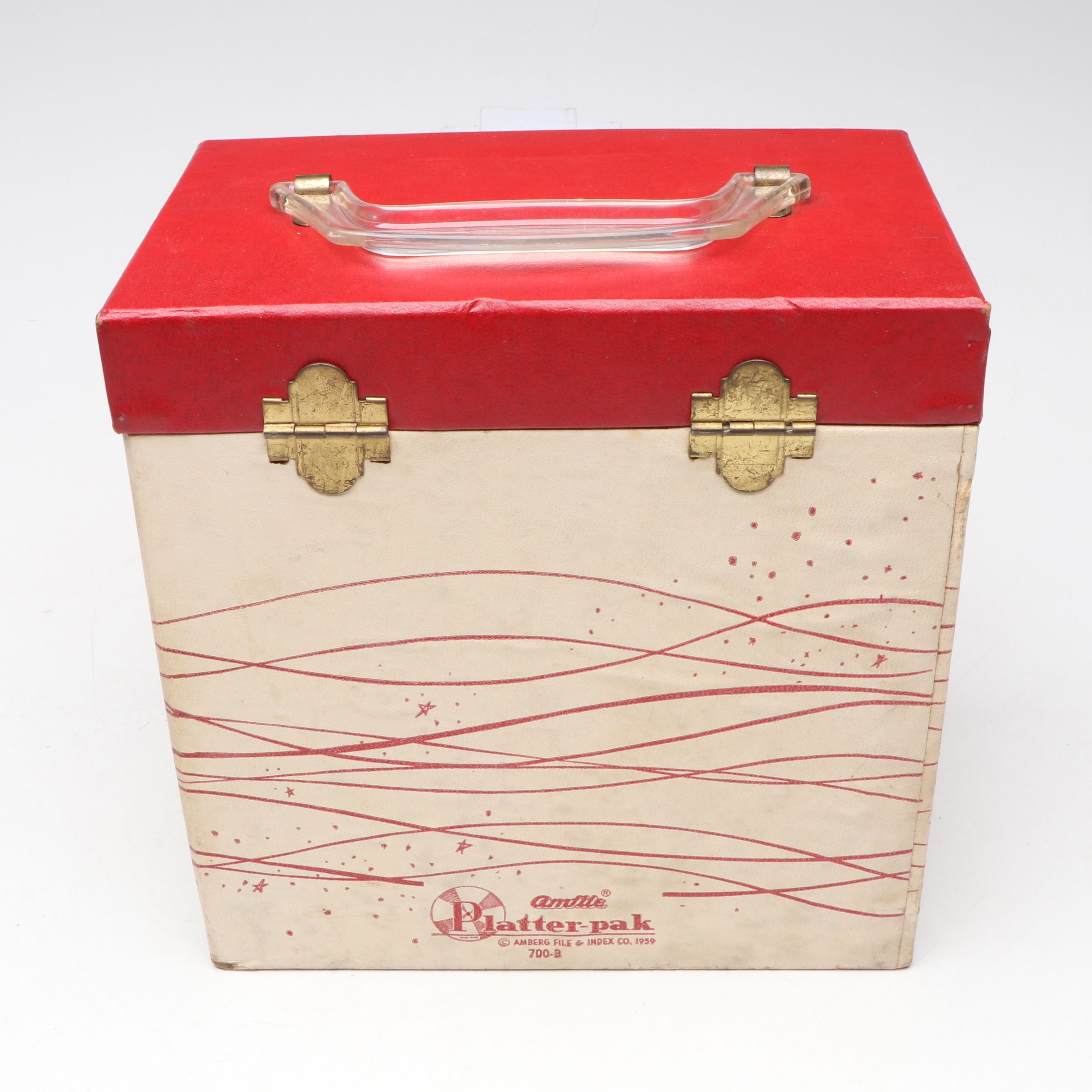 Record Cases with Elvis Presley, The Beatles, and More 7" Vinyl Record Albums