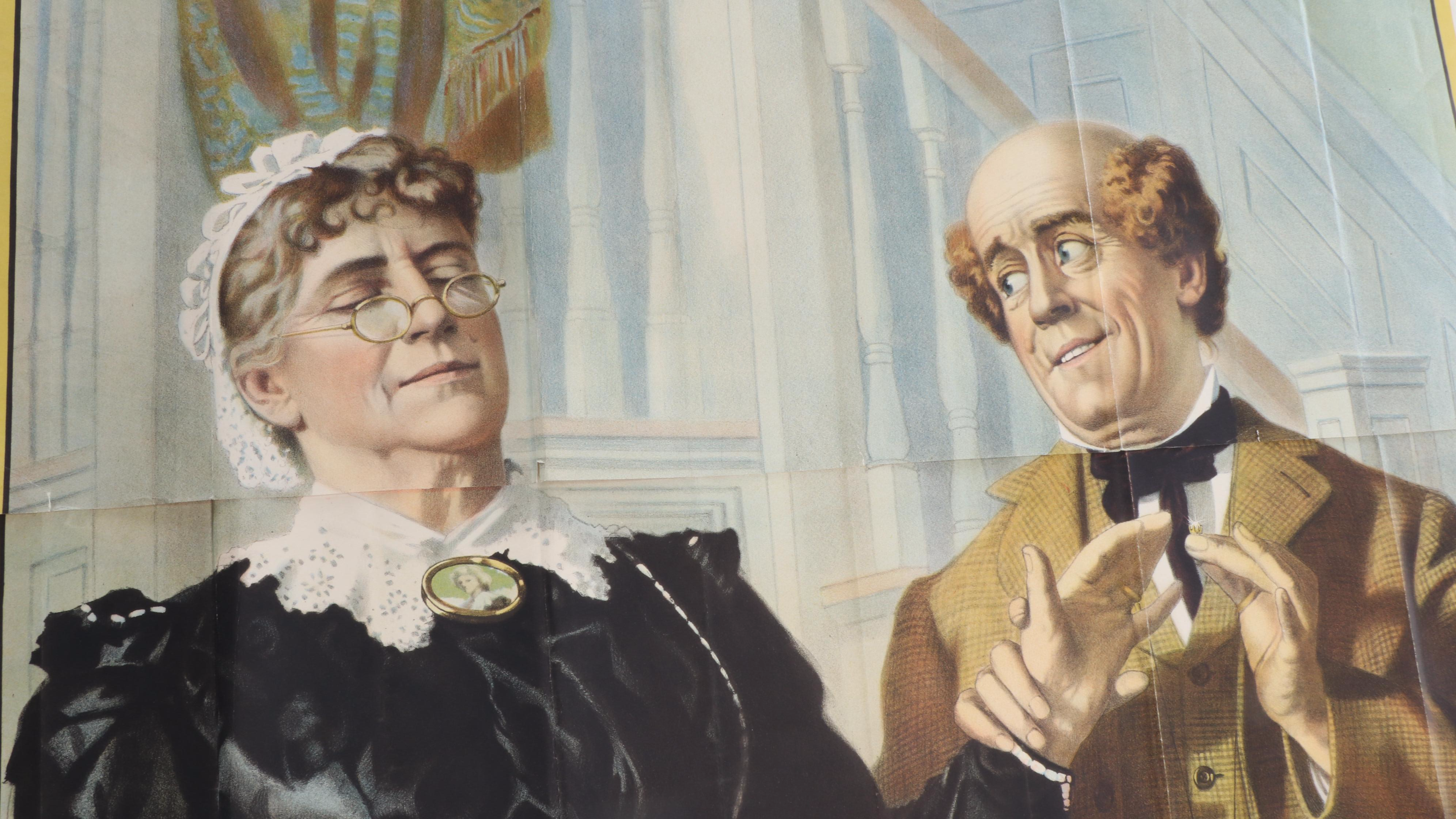 Charles Frohman's Company "David Harum" Lithograph Poster, 1901