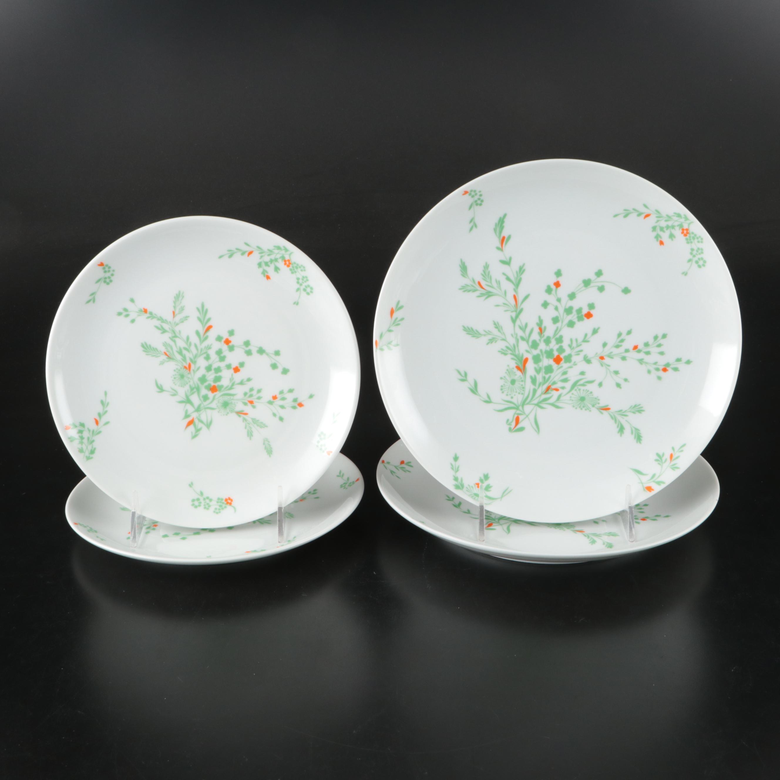 D. Porthault French Porcelain Floral Dinnerware