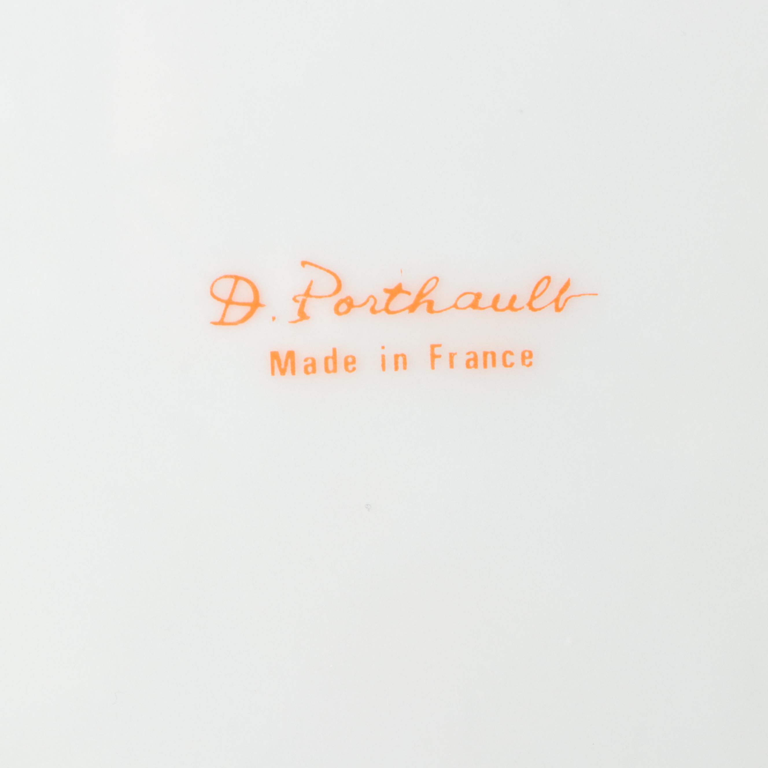 D. Porthault French Porcelain Floral Dinnerware