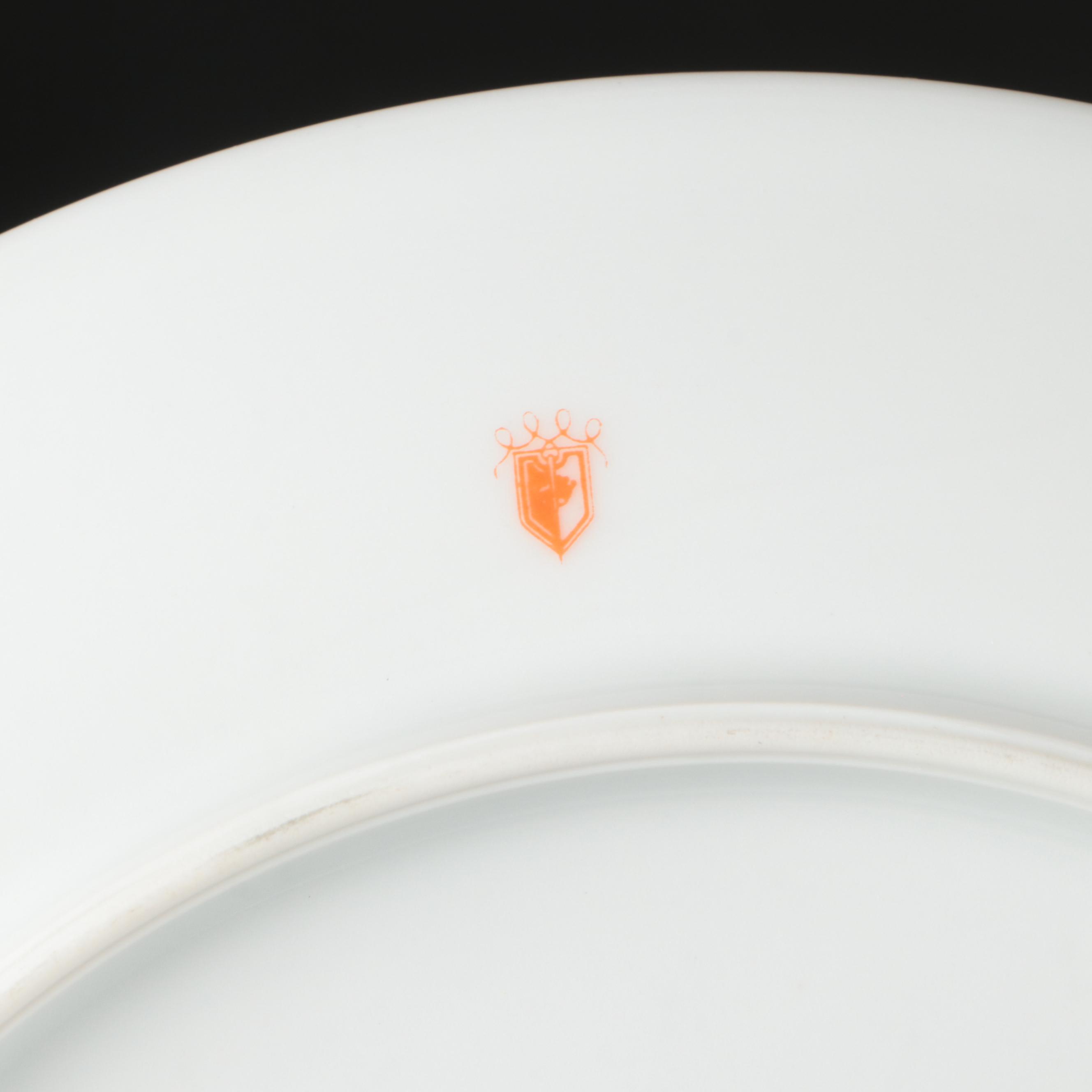 D. Porthault French Porcelain Floral Dinnerware