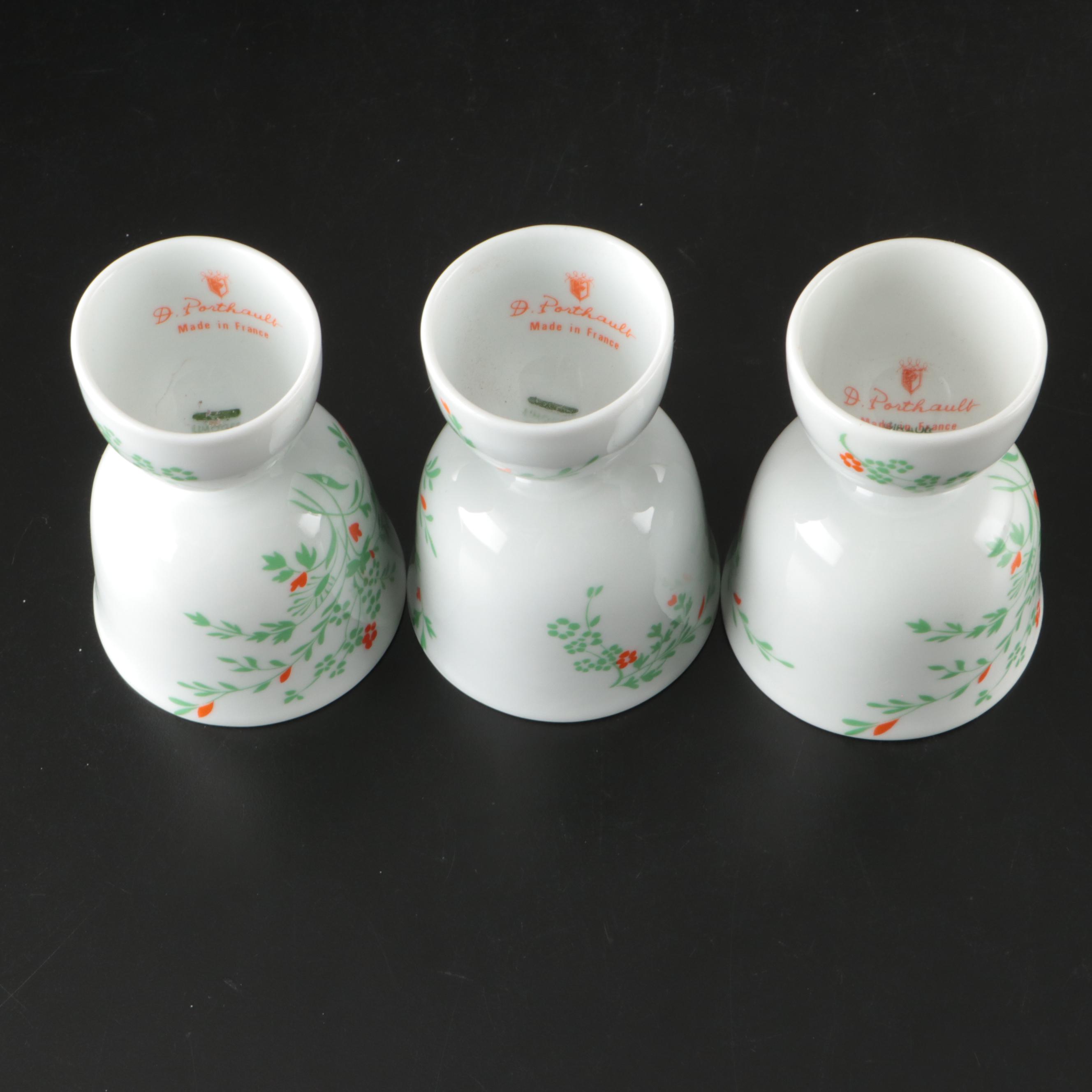 D. Porthault French Porcelain Floral Dinnerware