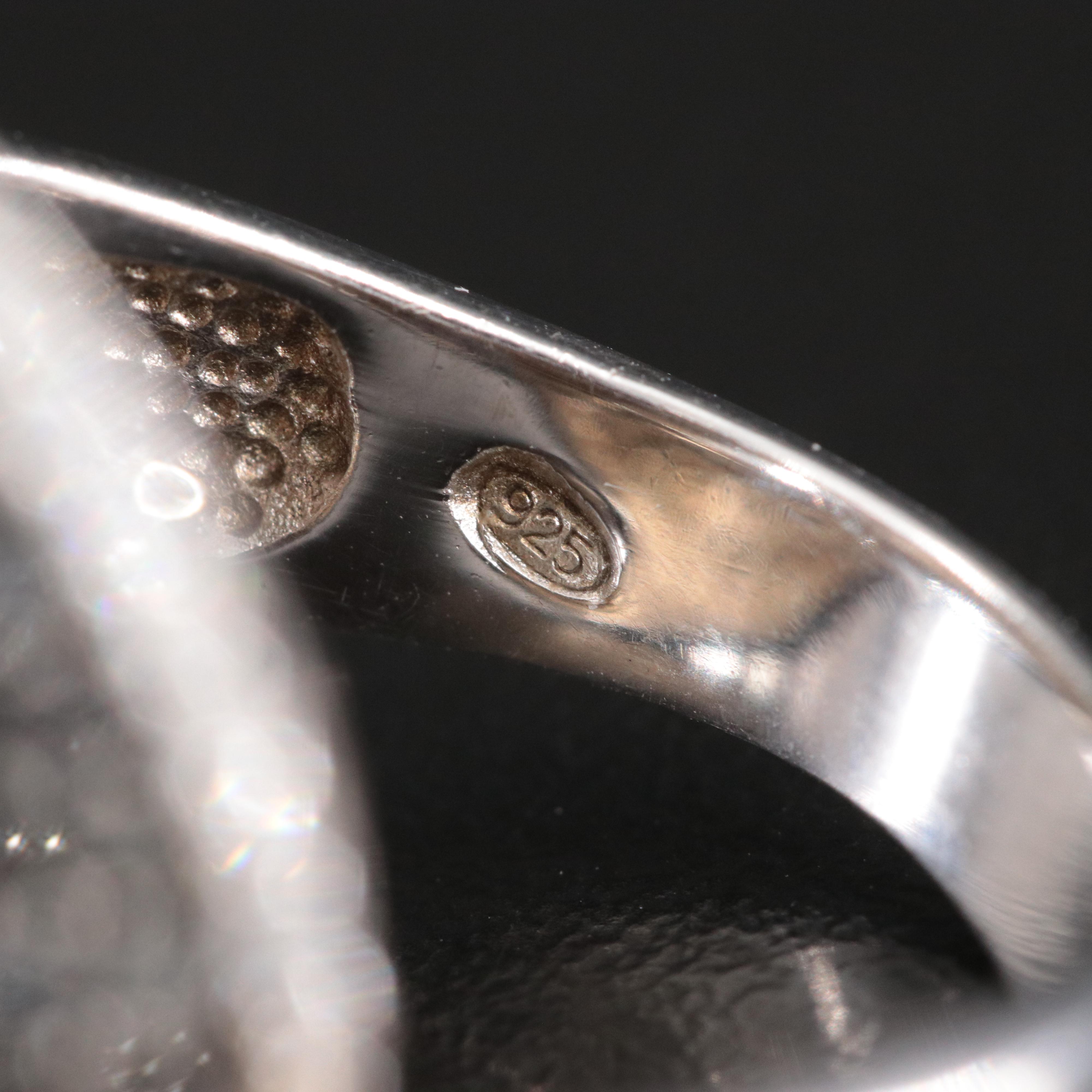 Sterling CZ Knot Ring