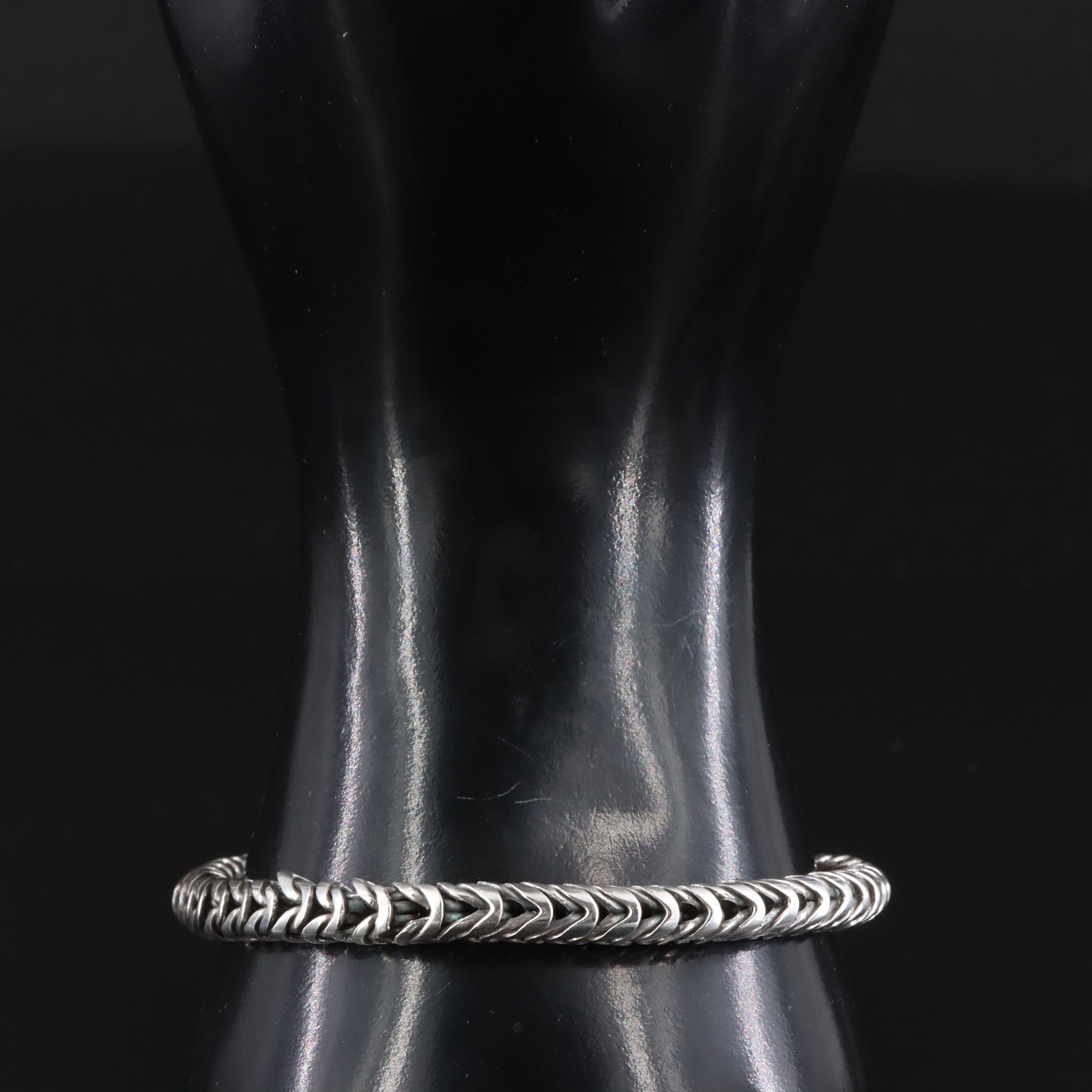 GeoArt Sterling Foxtail Chain Bracelet