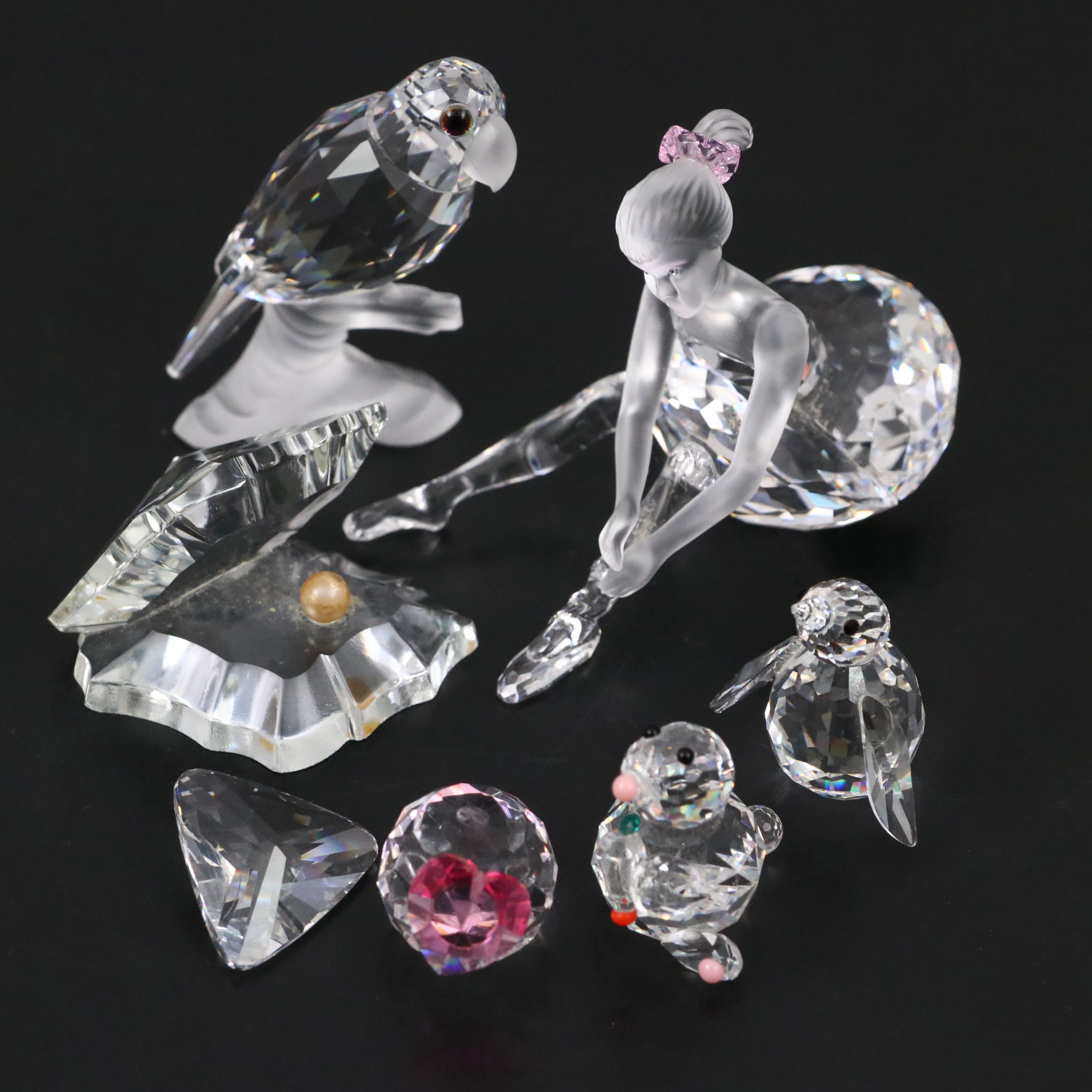 Swarovski Crystal Ballerina and Animal Figurines