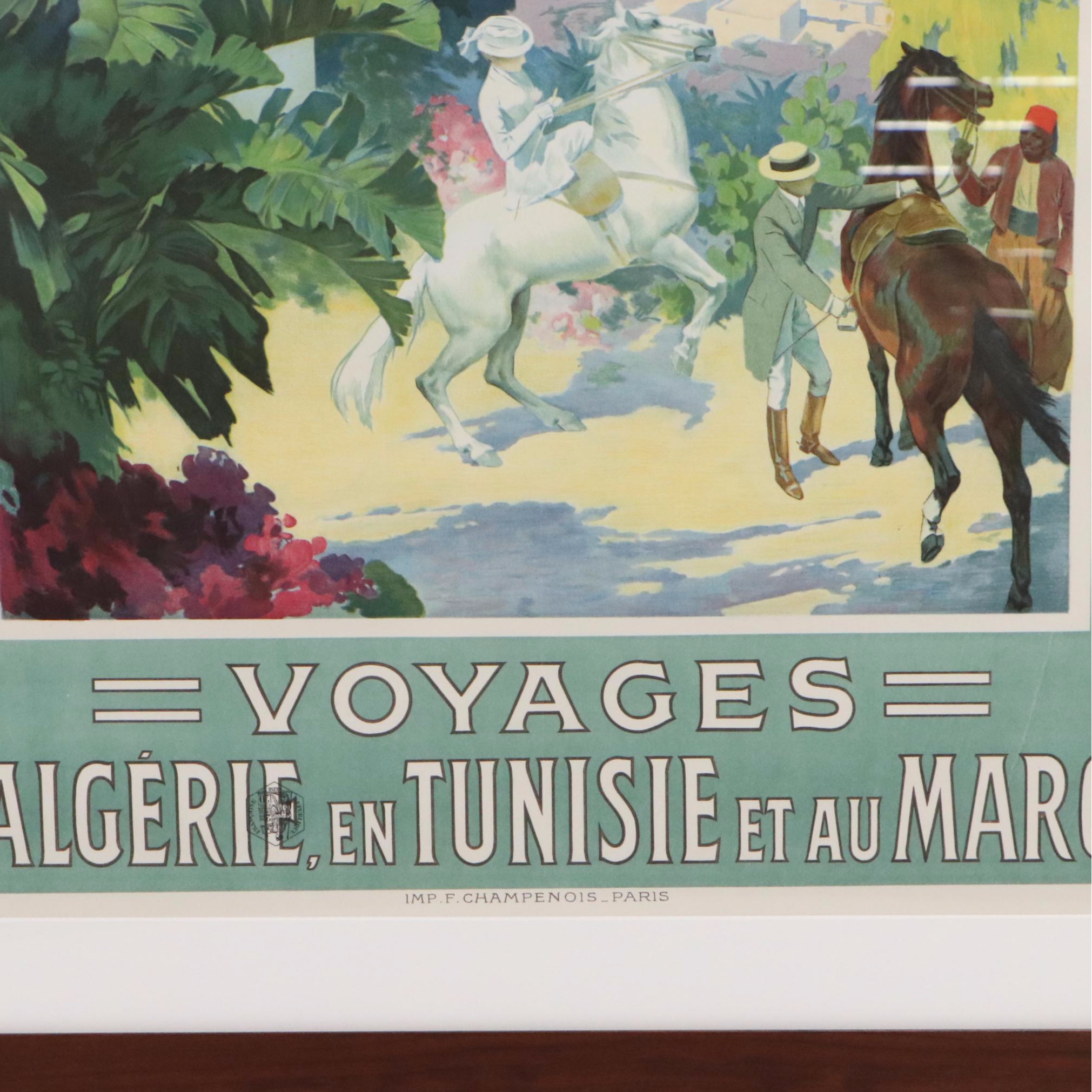 Compagnie Générale Transatlantique Chromolithograph Poster, Early 20th Century