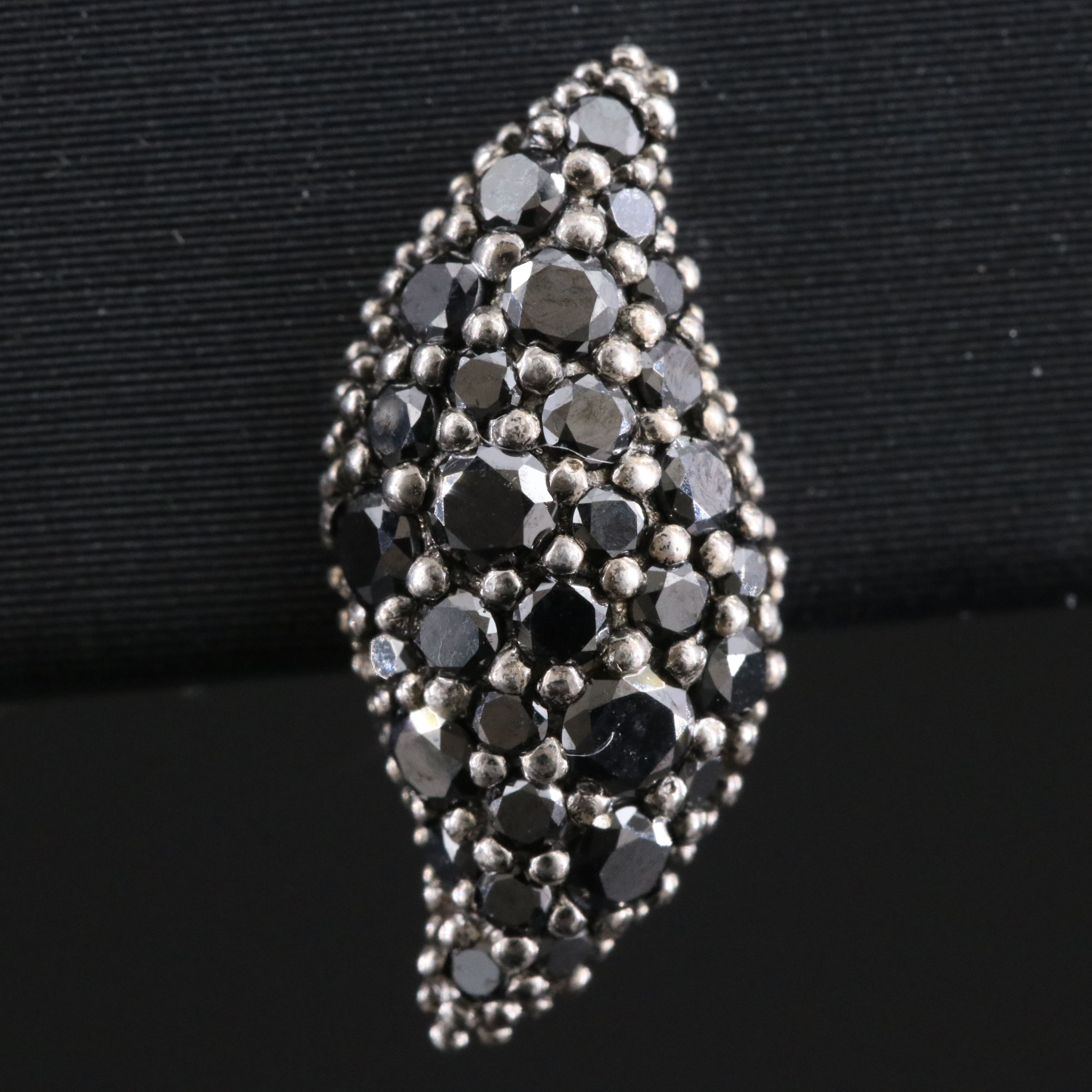 David Yurman Sterling 0.34 CTW Pavé Diamond Flute Stud Earrings