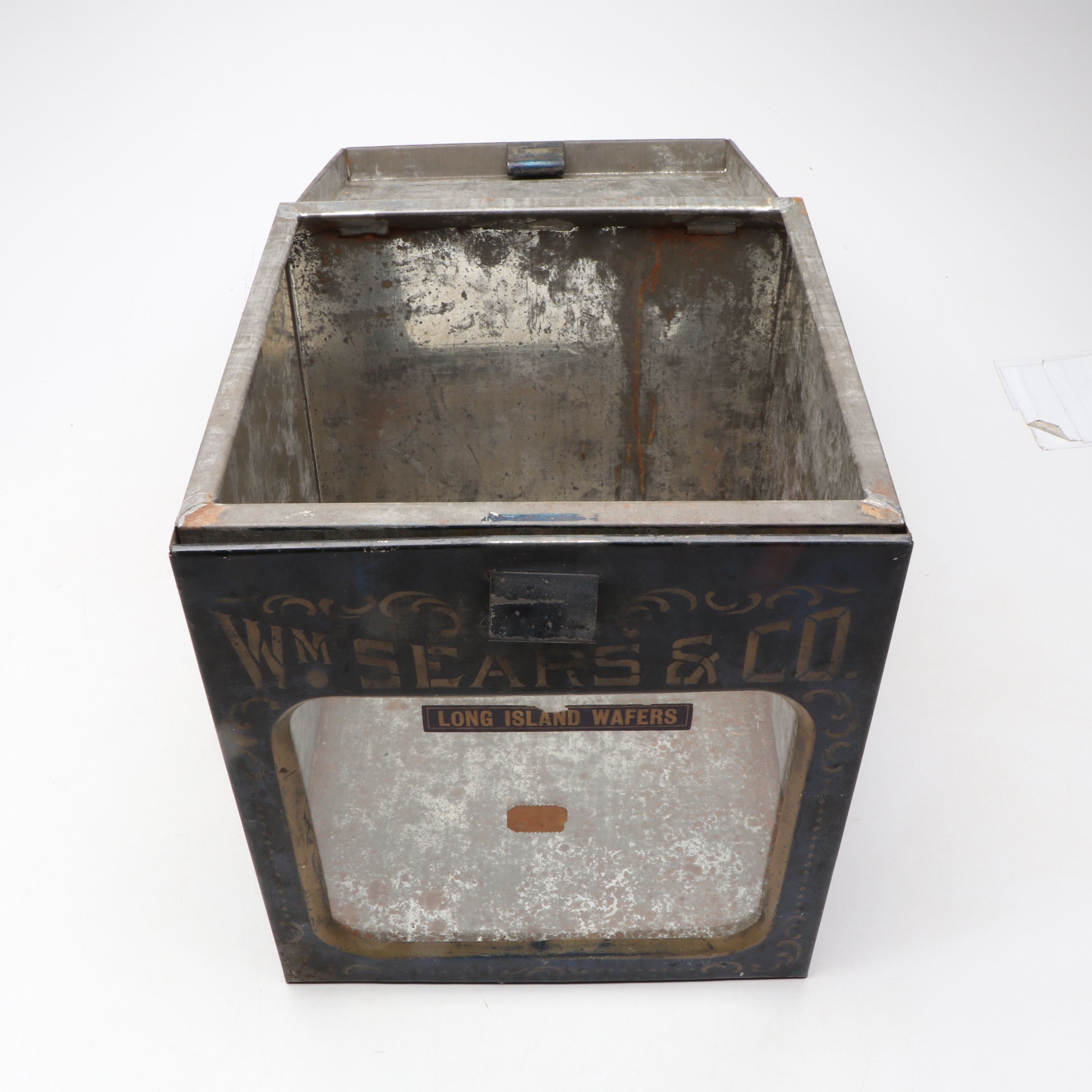 William Sears & Co. Wafer Tin with Wall Mount Coffee Grinder and Other Décor