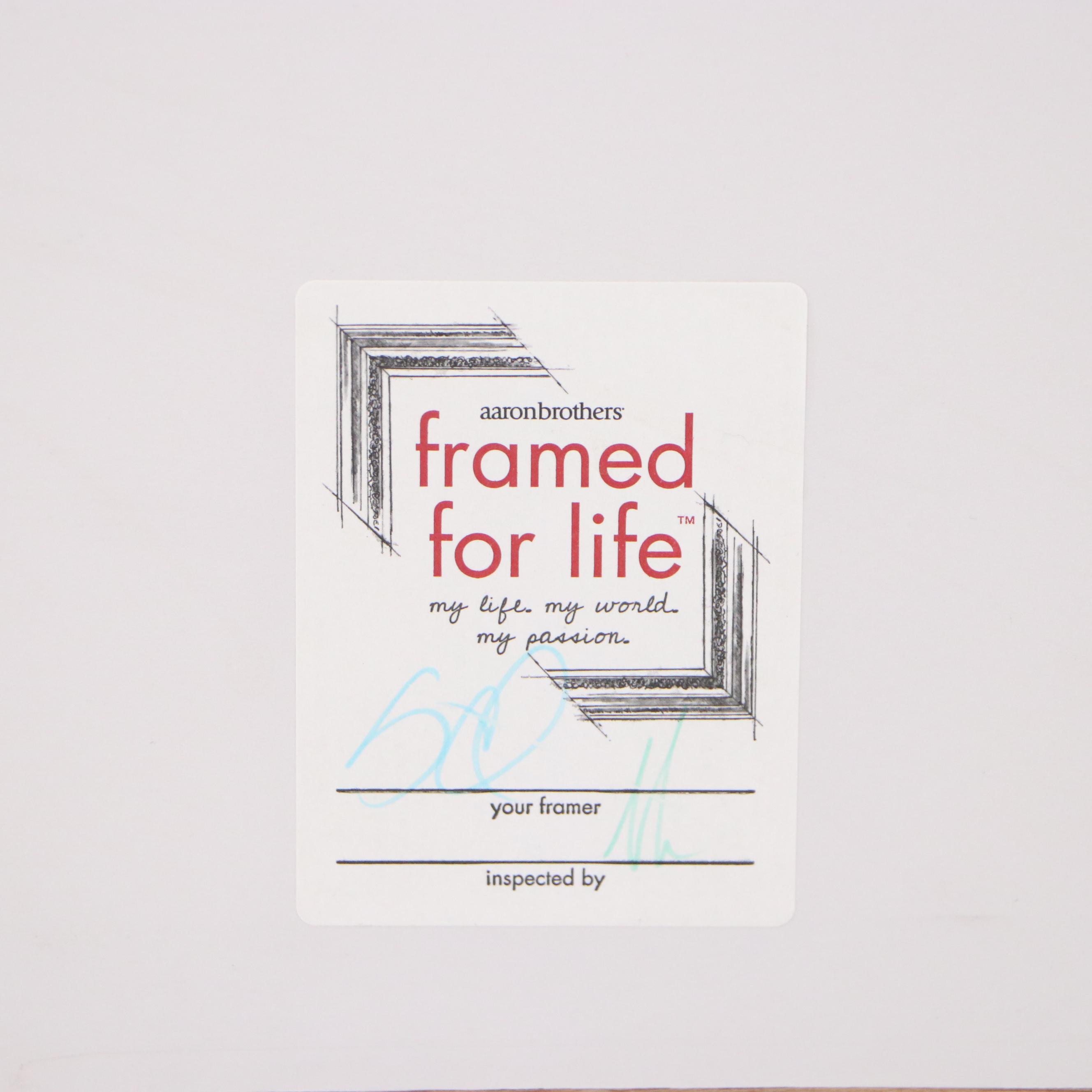 Color Lithograph Travel Poster "Bretagne" After F. Hugo d'Alesi, 1897