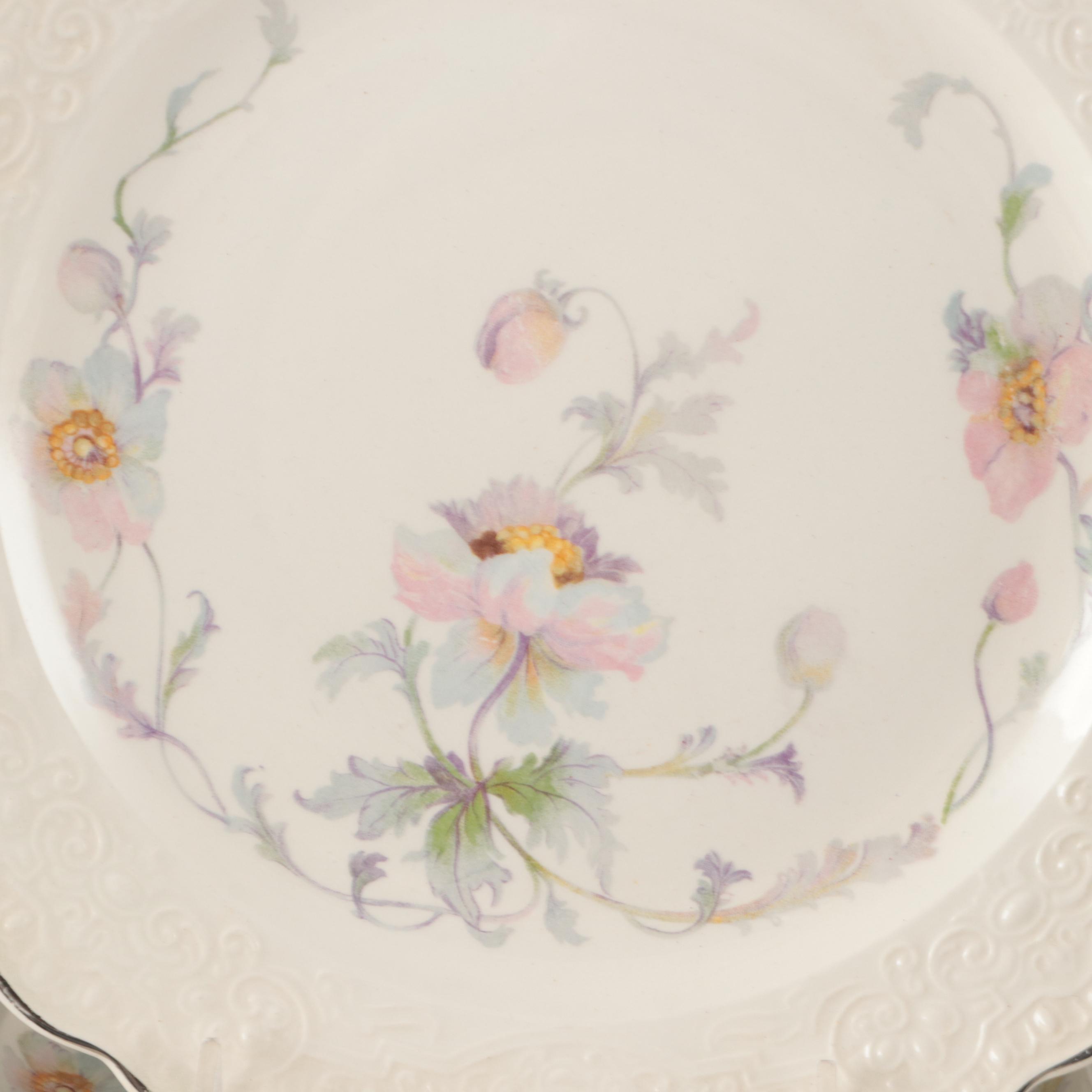 Thompson Pottery Floral Ceramic Dinnerware