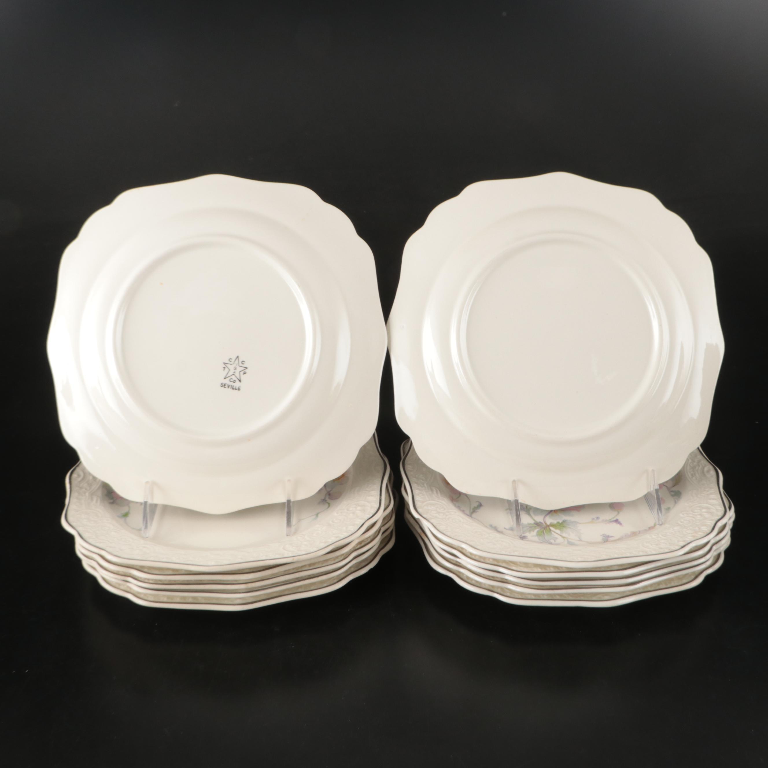 Thompson Pottery Floral Ceramic Dinnerware