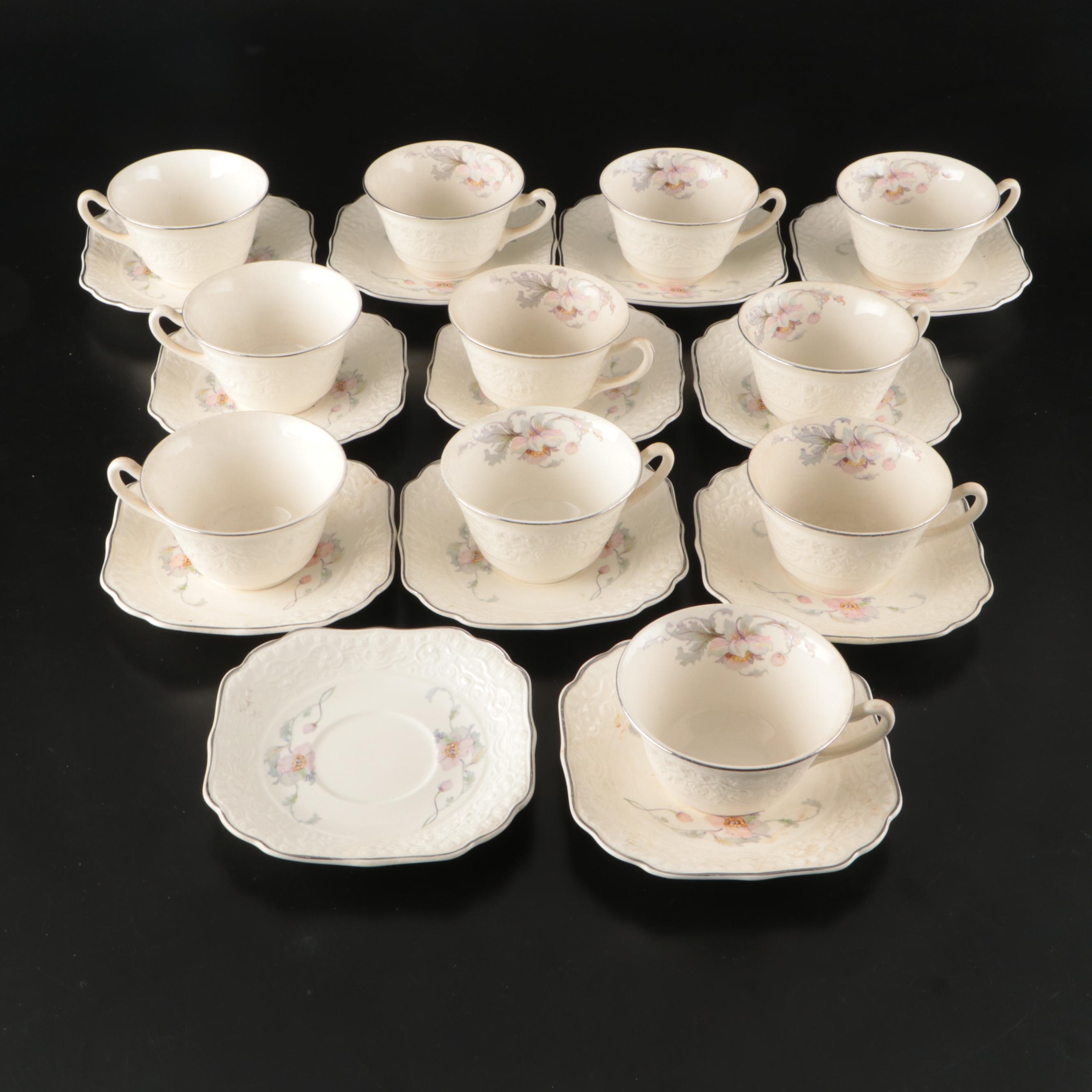 Thompson Pottery Floral Ceramic Dinnerware