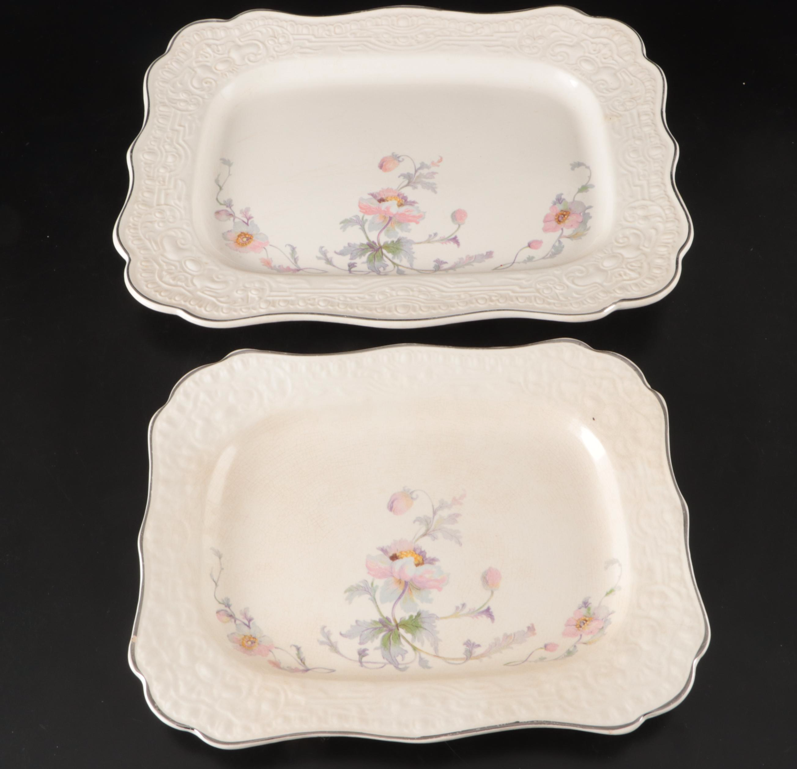 Thompson Pottery Floral Ceramic Dinnerware
