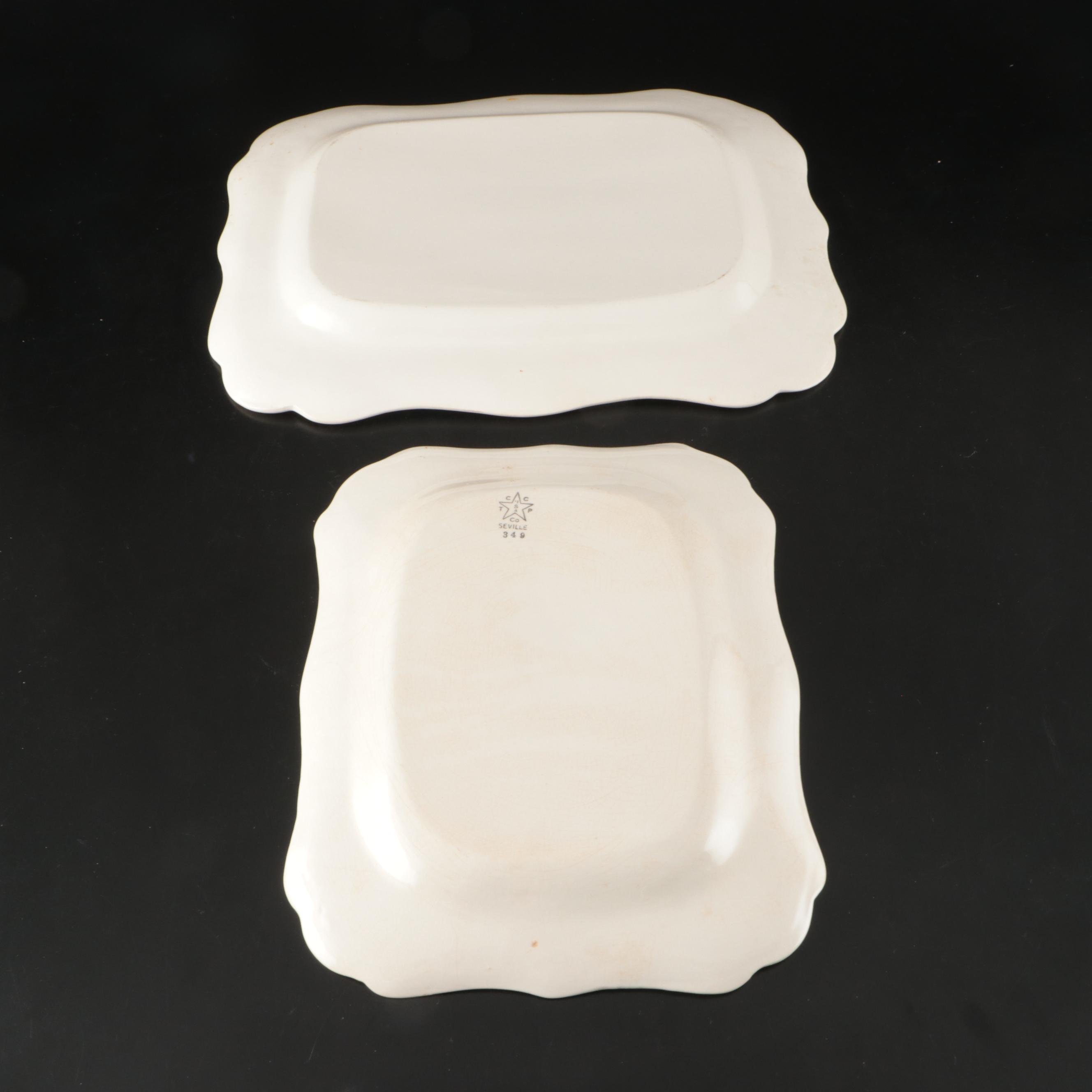 Thompson Pottery Floral Ceramic Dinnerware