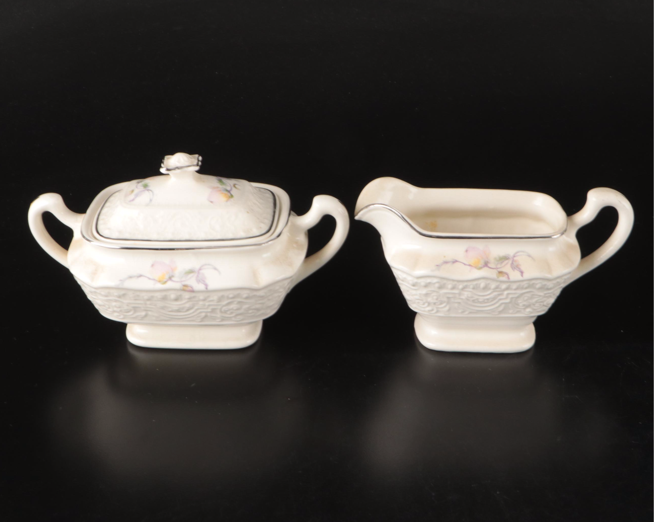 Thompson Pottery Floral Ceramic Dinnerware