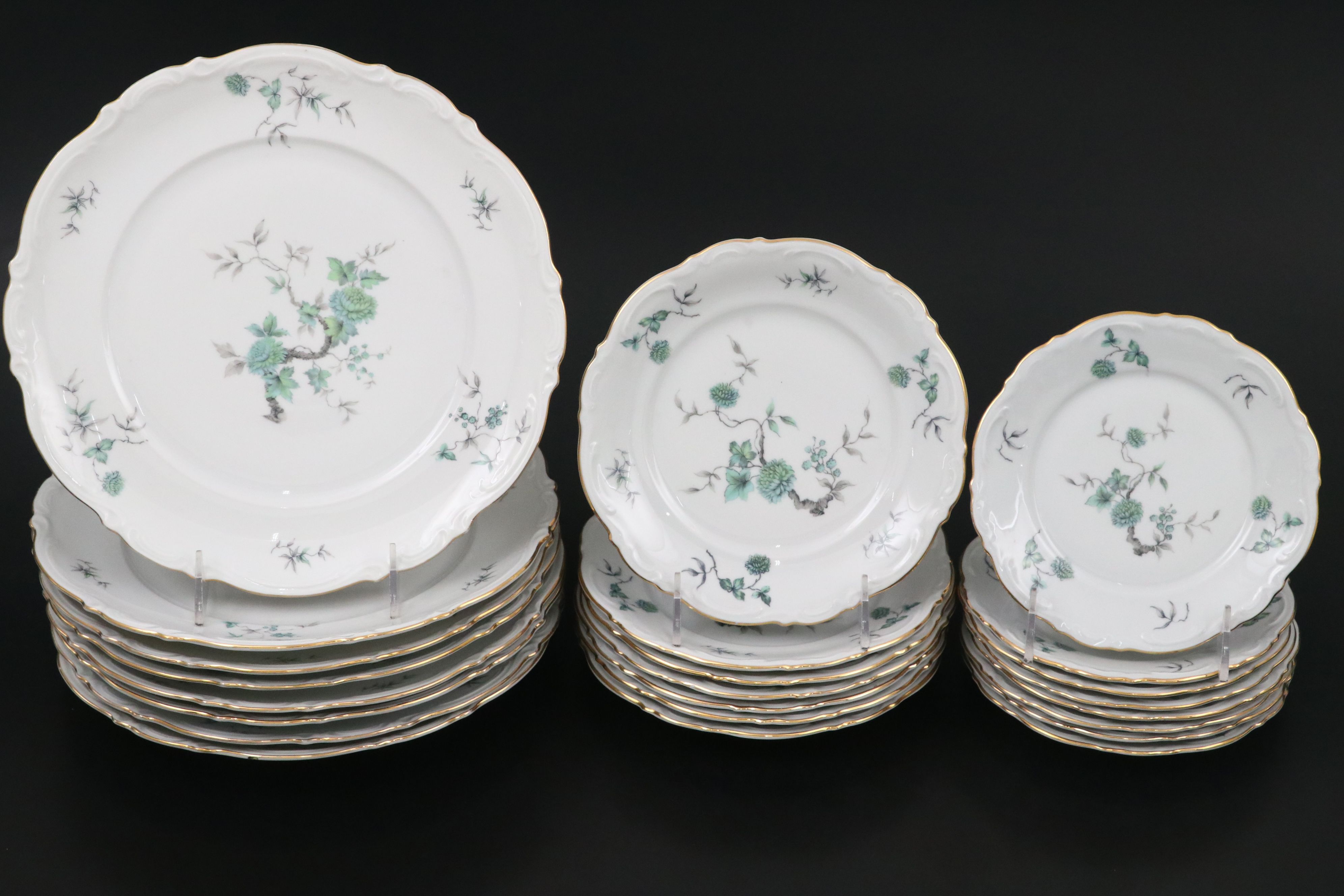 Mitterteich "Green Ming" Porcelain Dinnerware