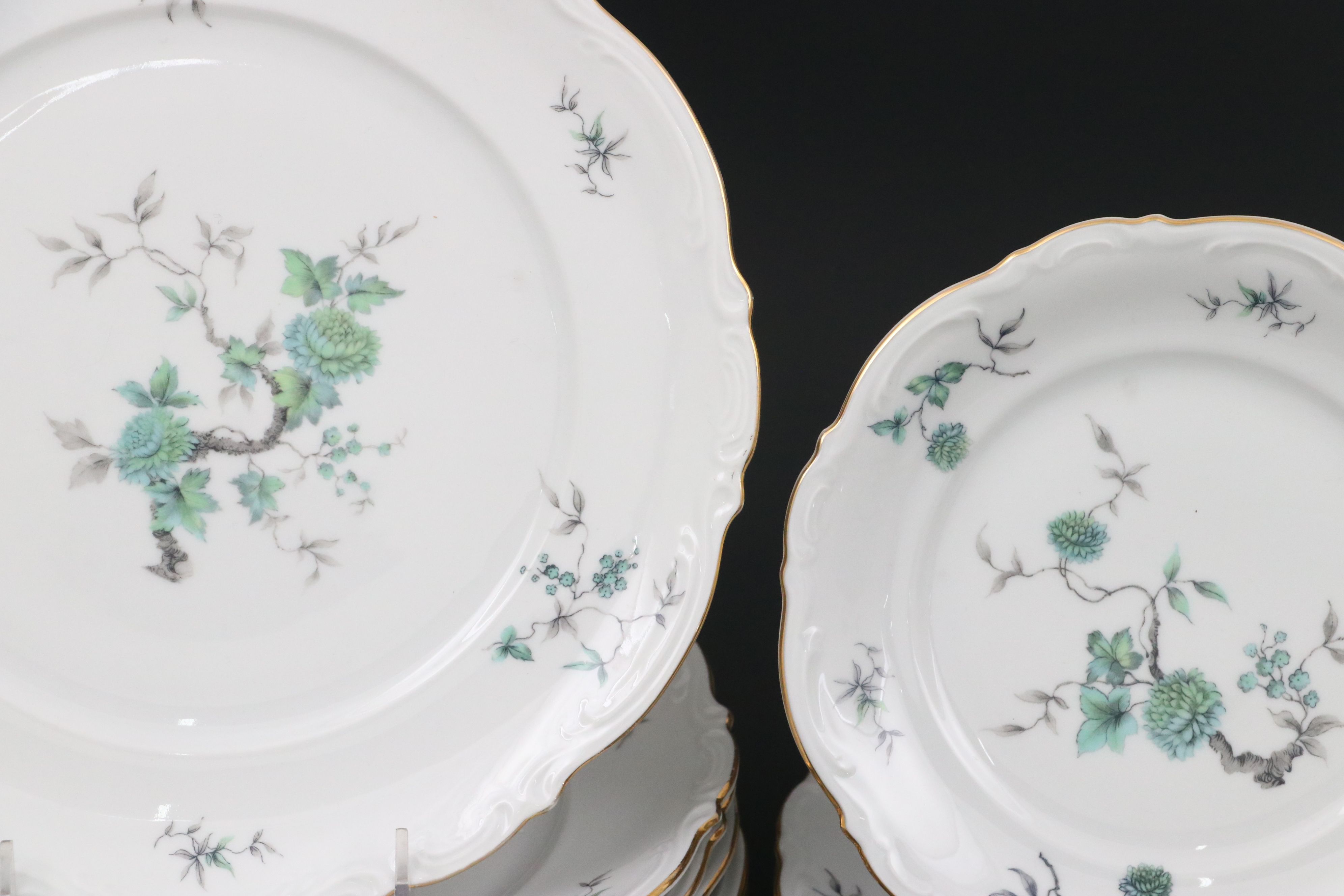 Mitterteich "Green Ming" Porcelain Dinnerware