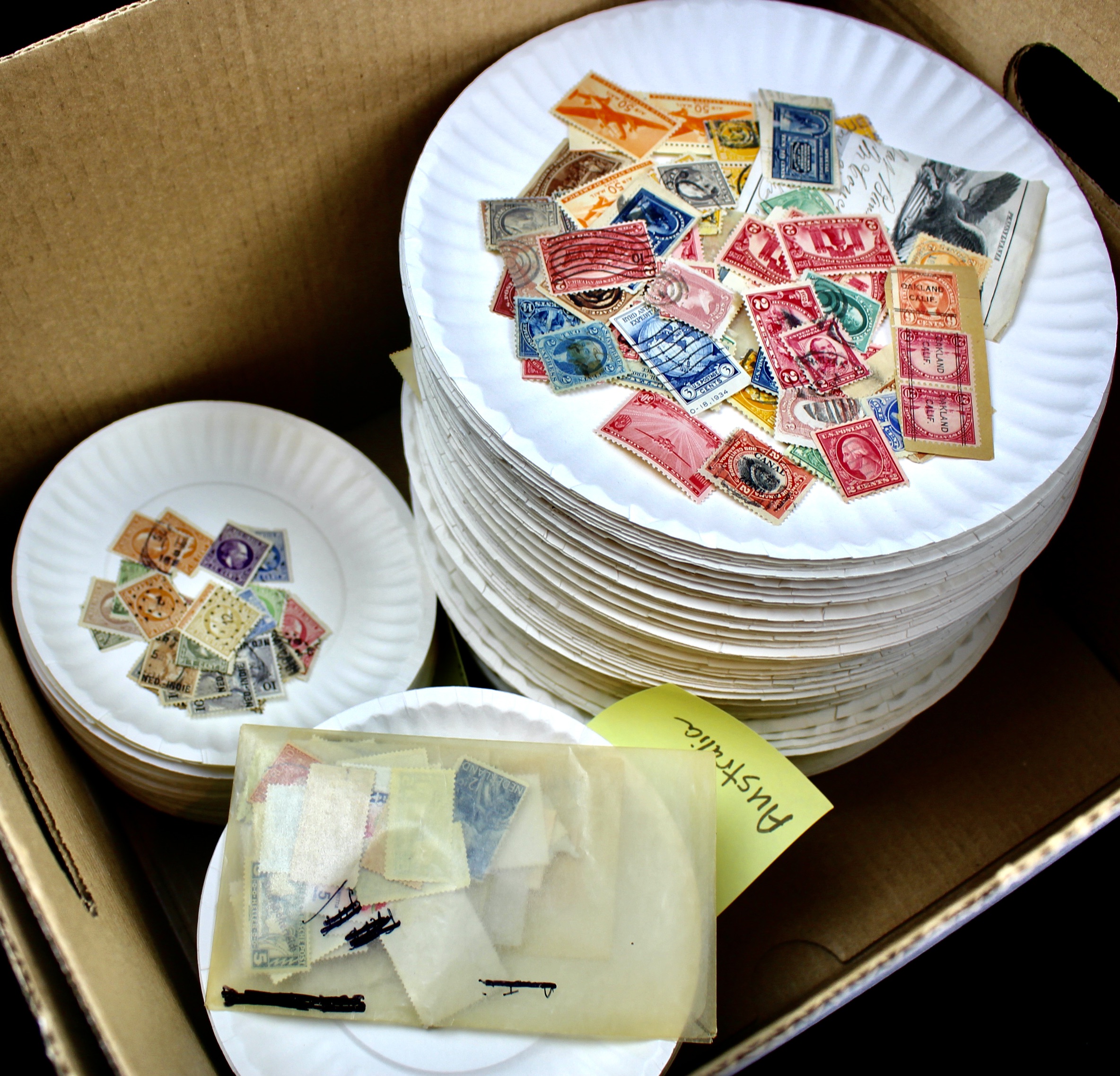 Large World-Wide Collection of 5,000 to 10,000 Postage Stamps