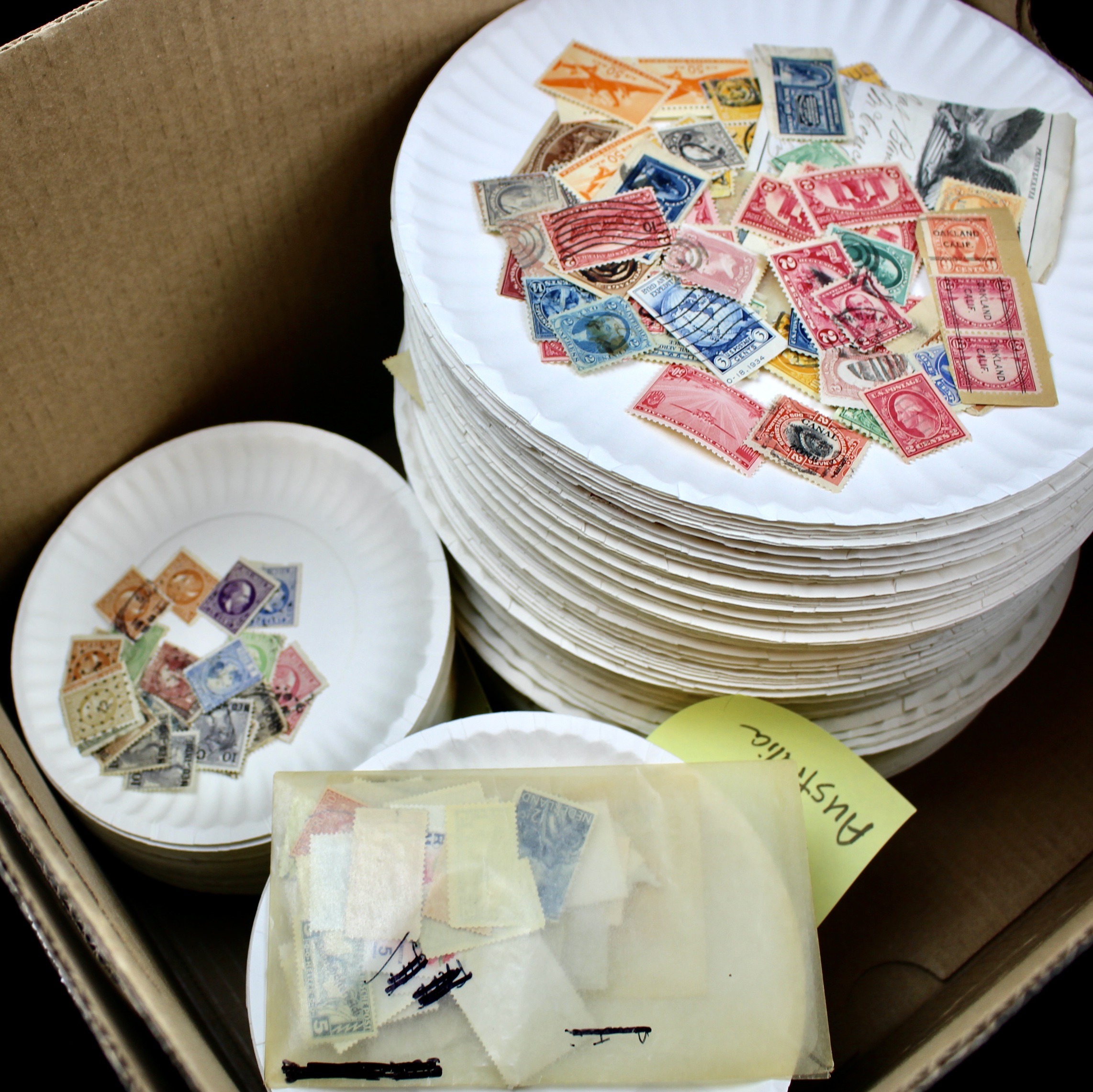 Large World-Wide Collection of 5,000 to 10,000 Postage Stamps